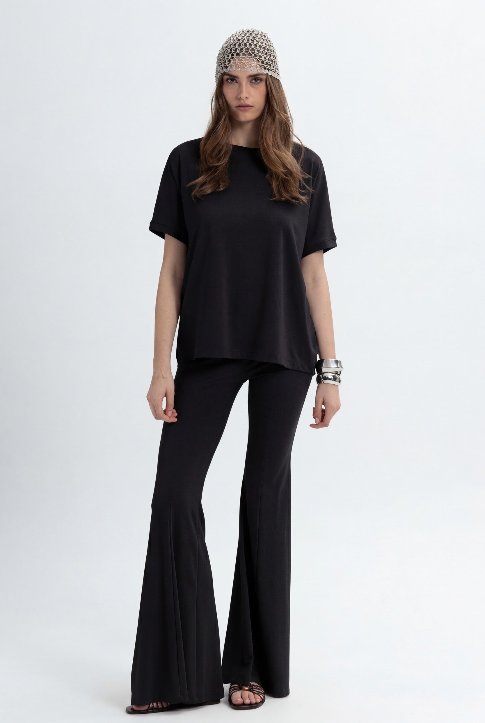 Oversized MYT T-shirt in vibrant B Nano Banana color, casual top with relaxed fit and soft fabric for comfortable style.