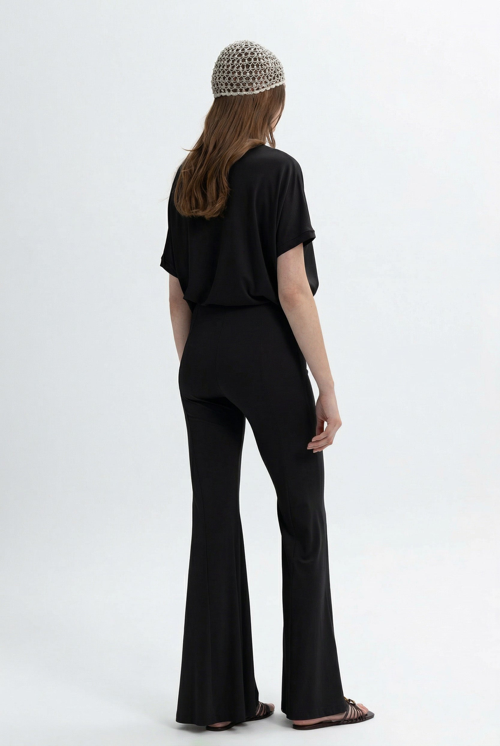 MYT flared pants in vibrant Nano Banana color, featuring a stylish flare design and comfortable fit.