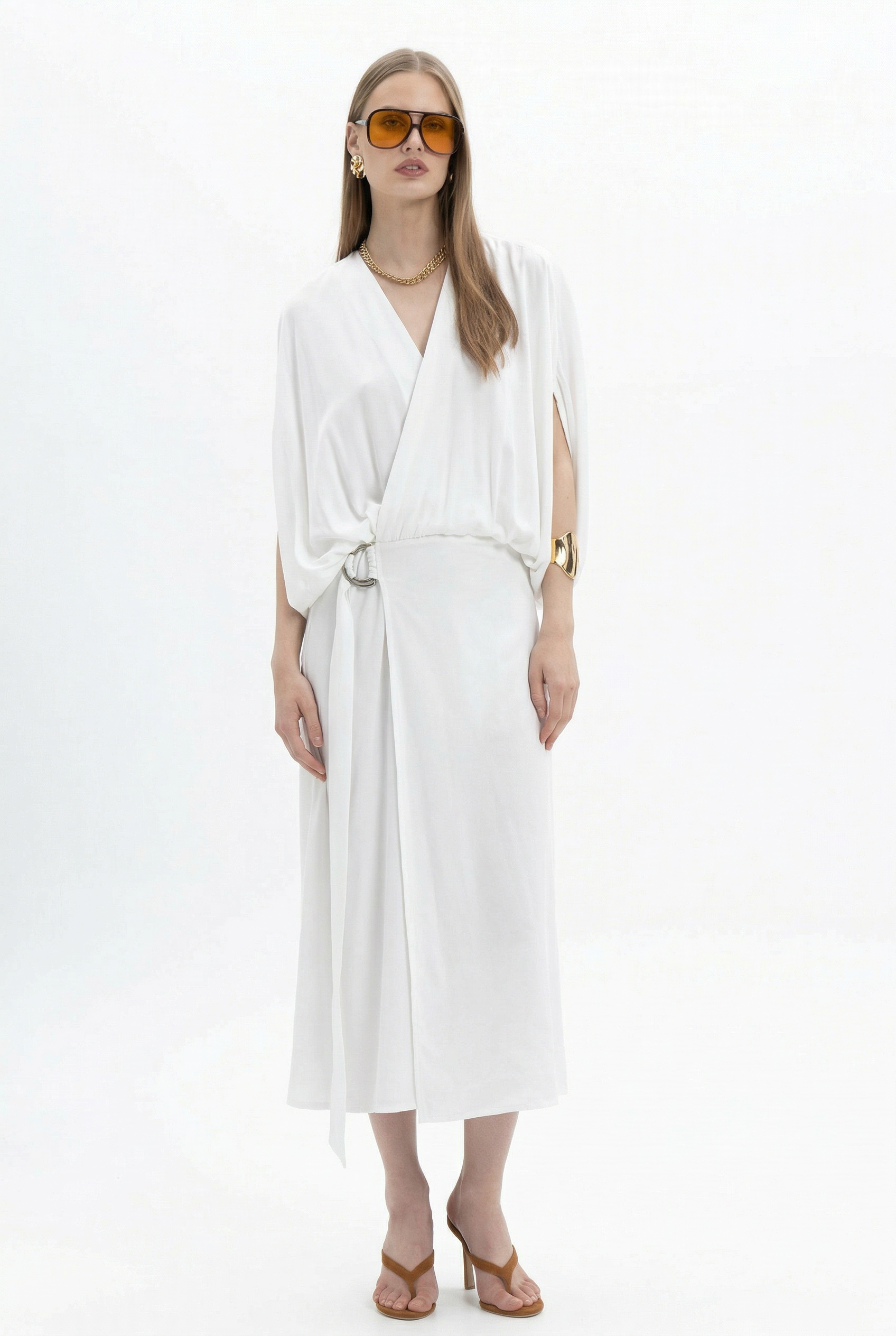 Wrap Kimono Midi