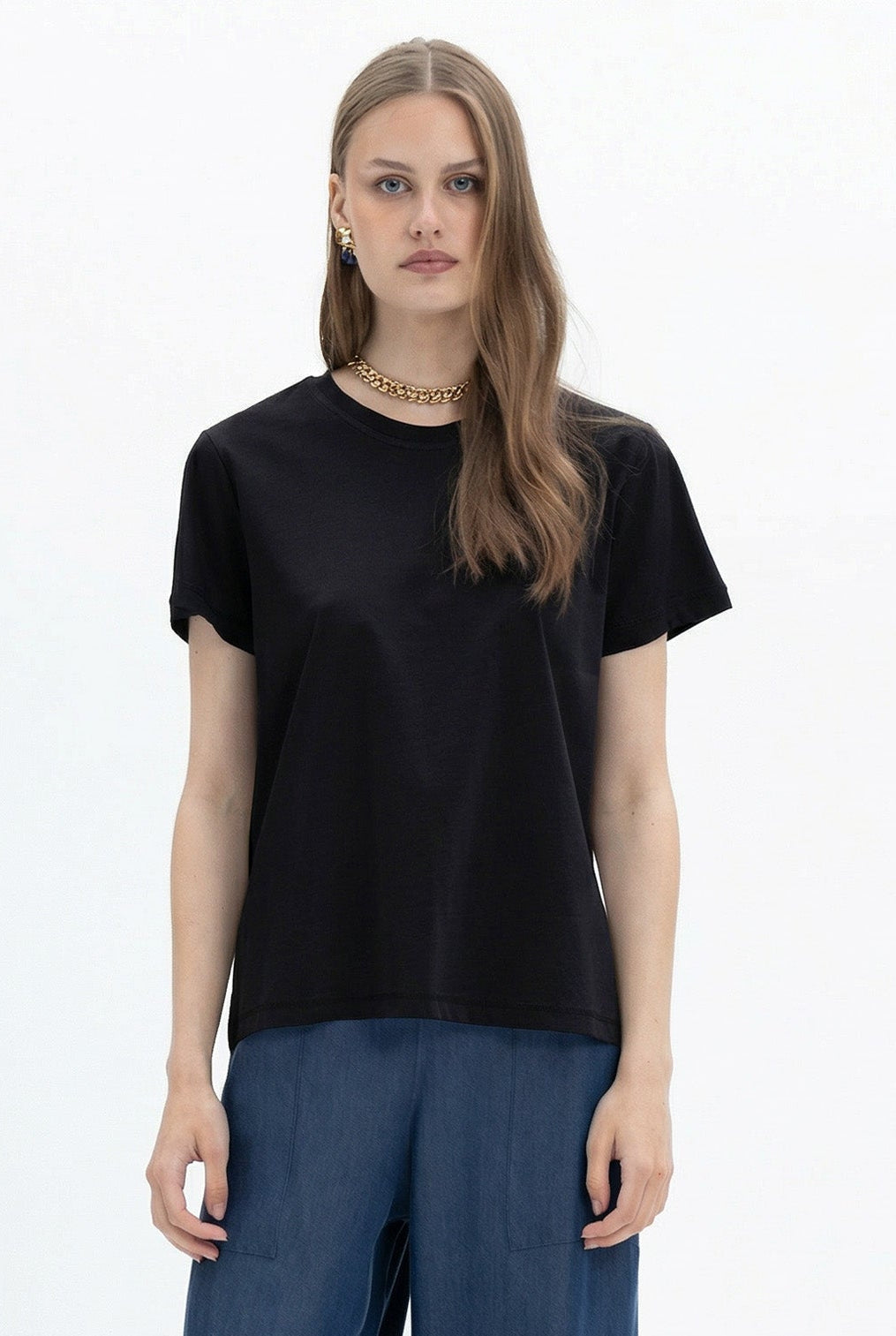 MYT Everyday Soft T-shirt in oversized style, featuring a colorful Nano Banana print on the front.