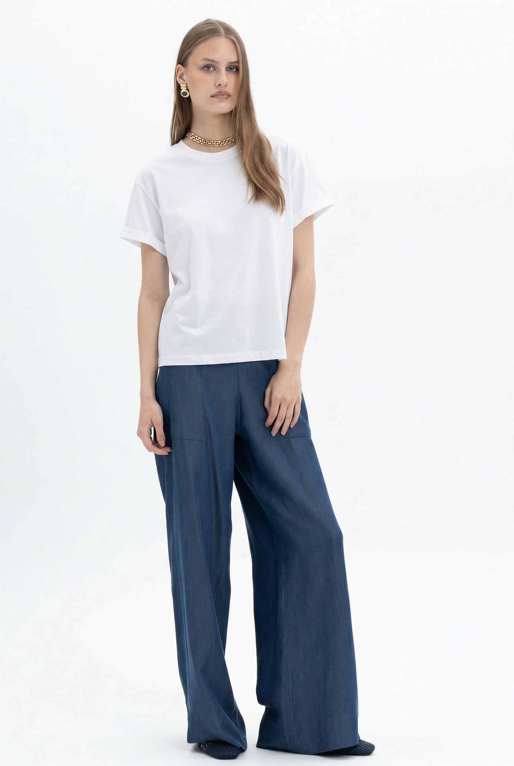MYT Everyday Soft T-shirt in oversized Cro Nano Banana print, showcasing the comfortable, casual fit and vibrant design.