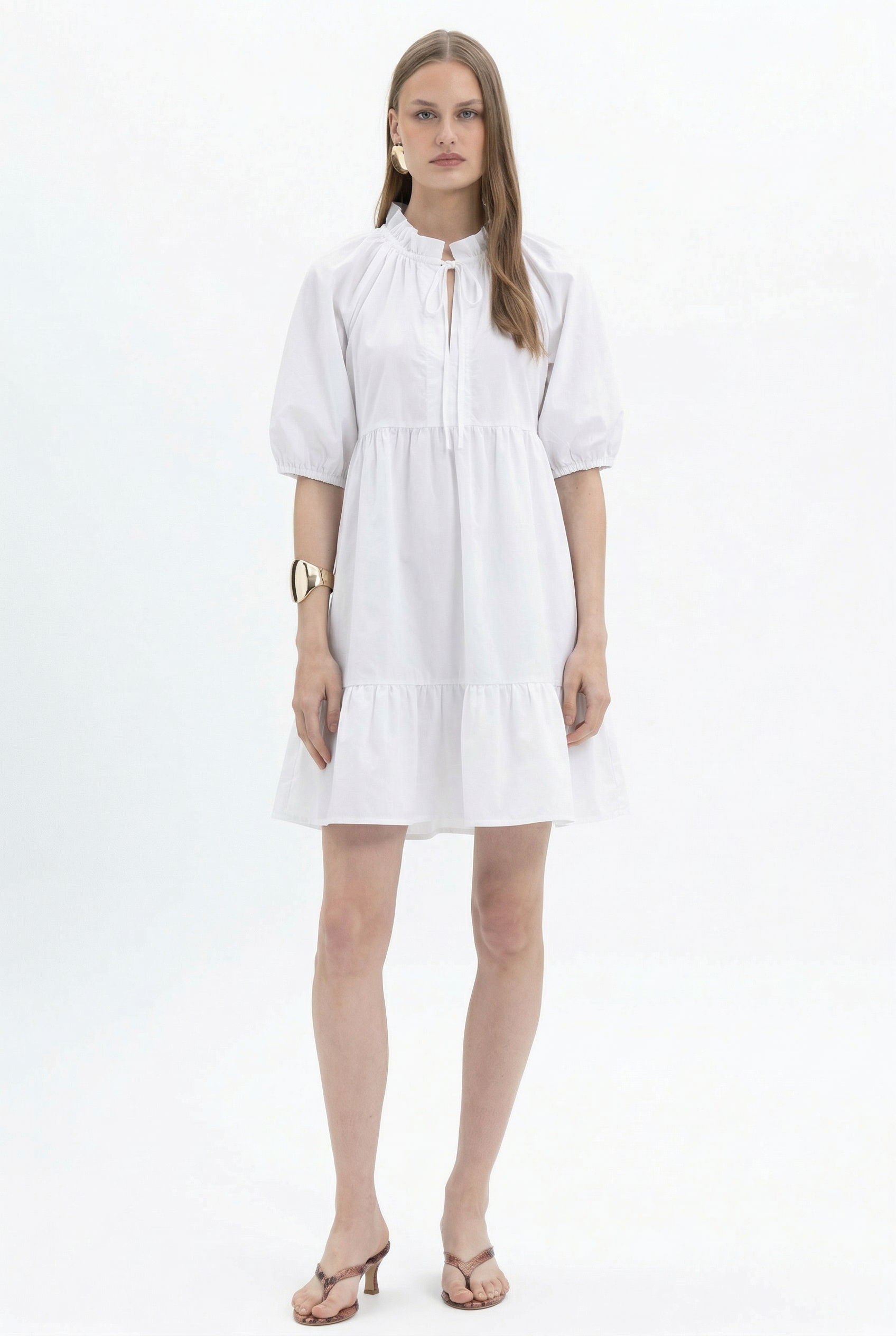 Tiered Mini Dress