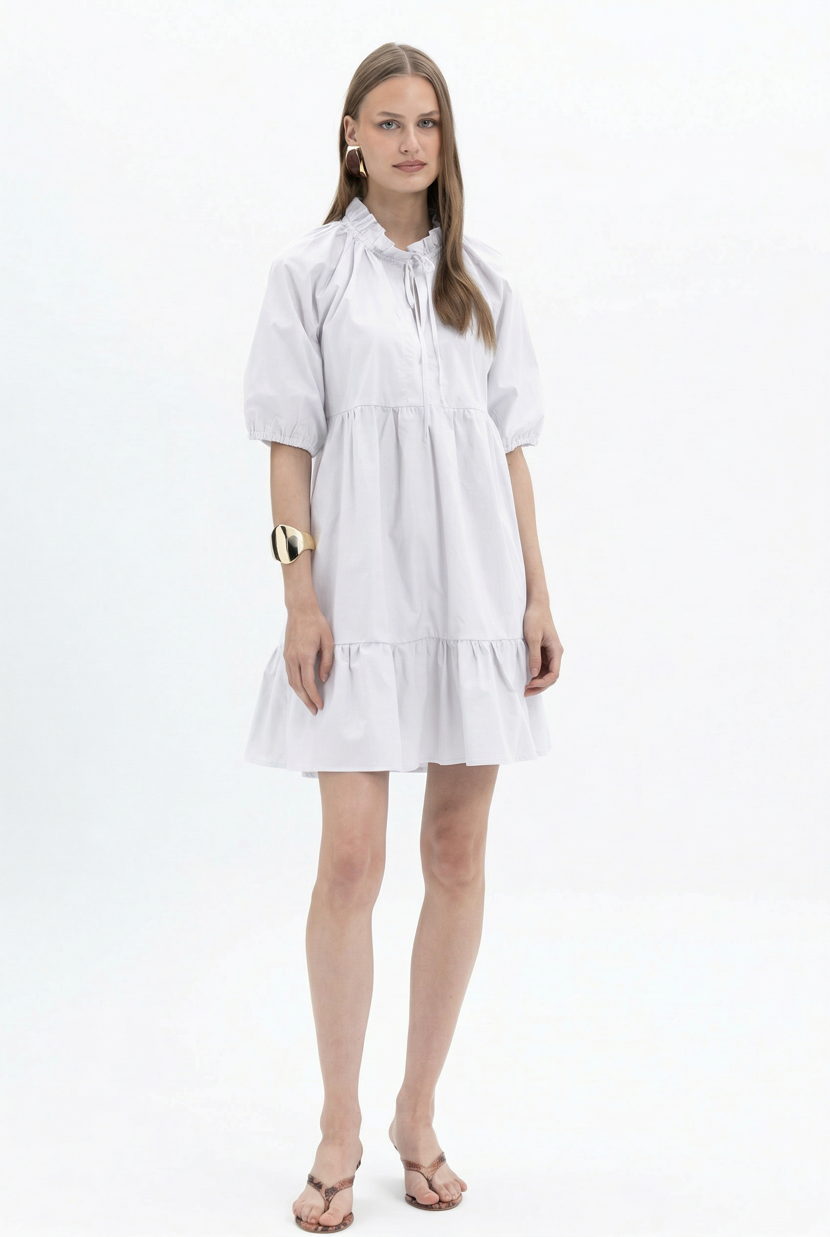 Tiered Mini Dress