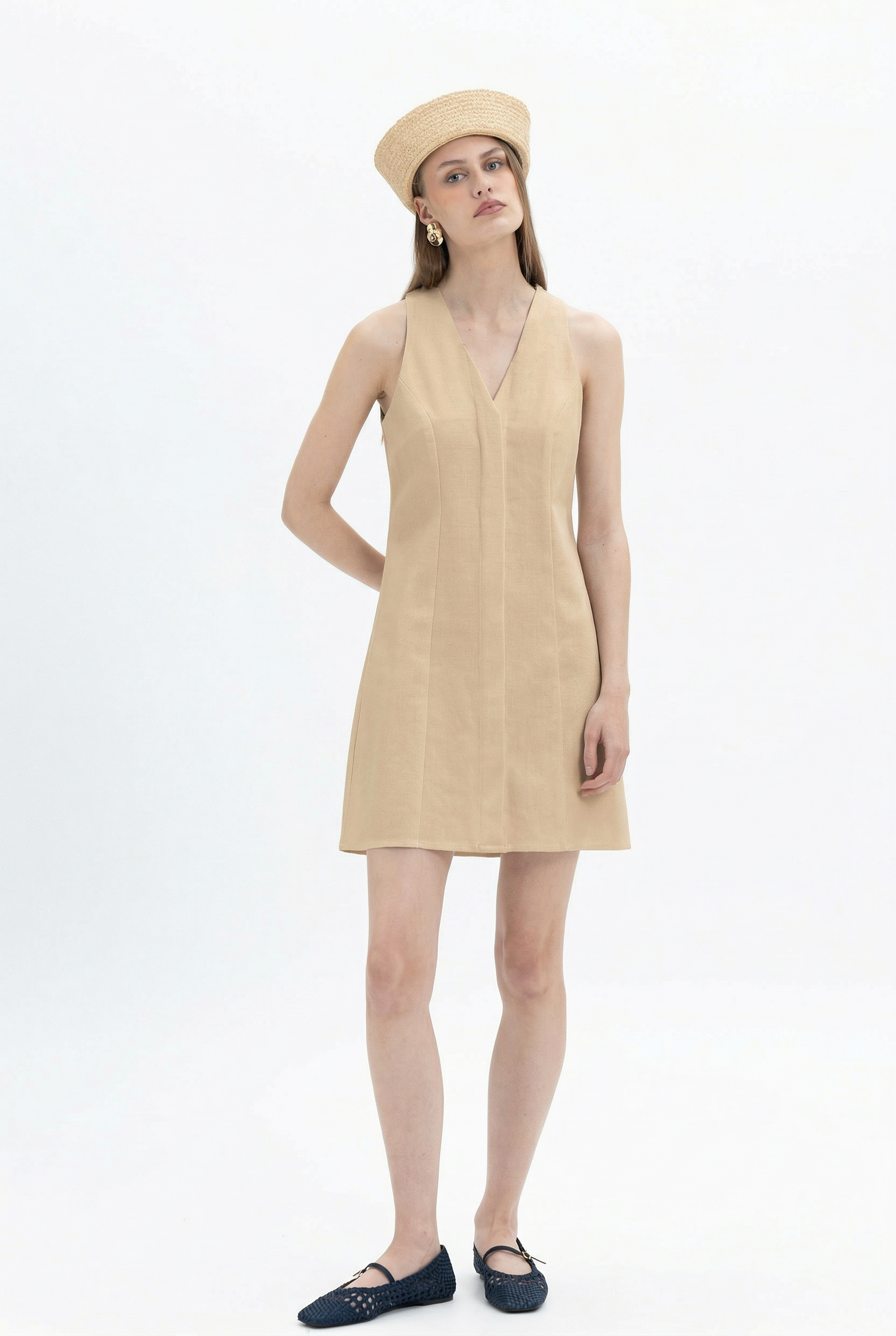 Vneck Mini Dress