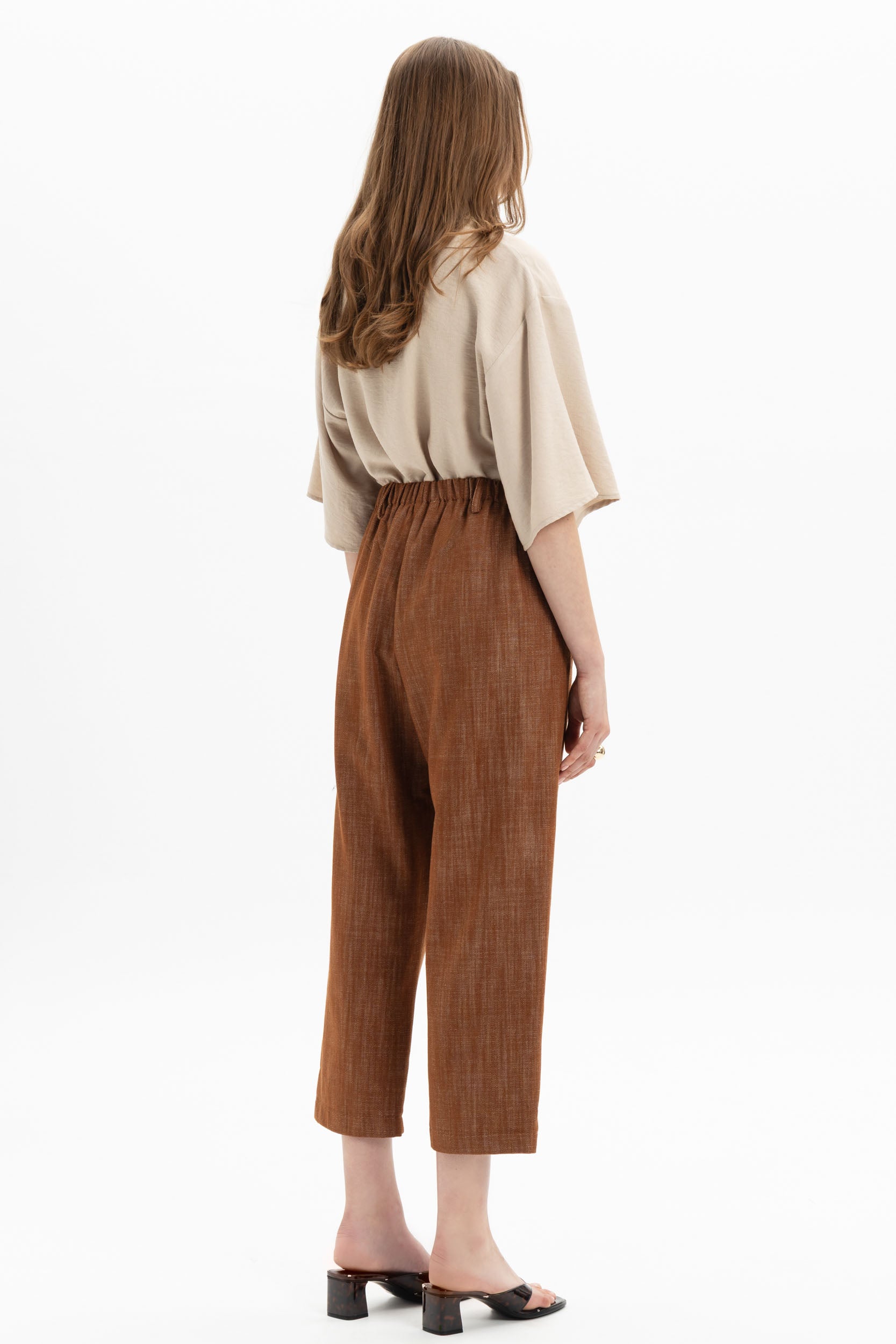 Cropped Wide Pants