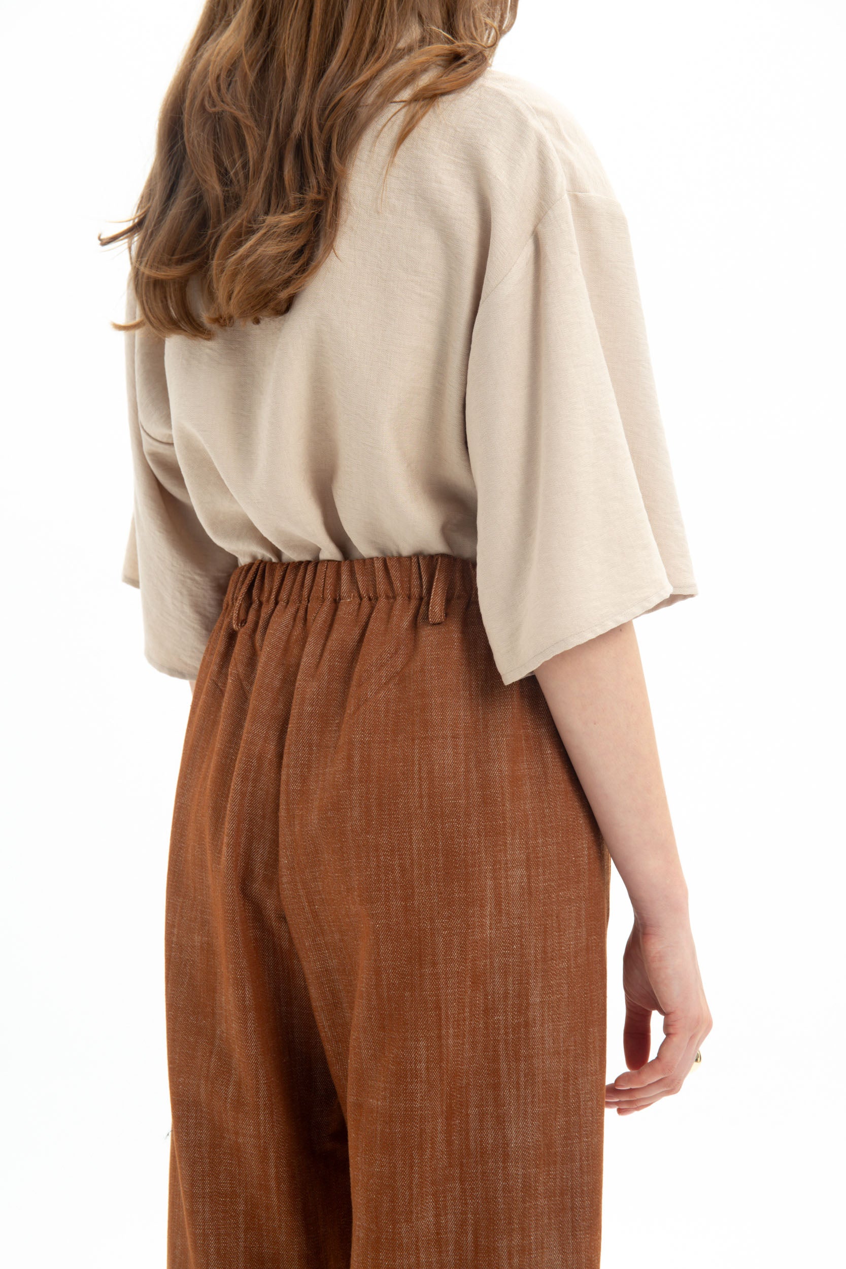 Cropped Wide Pants