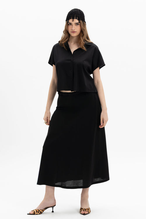 Bias Midi Skirt