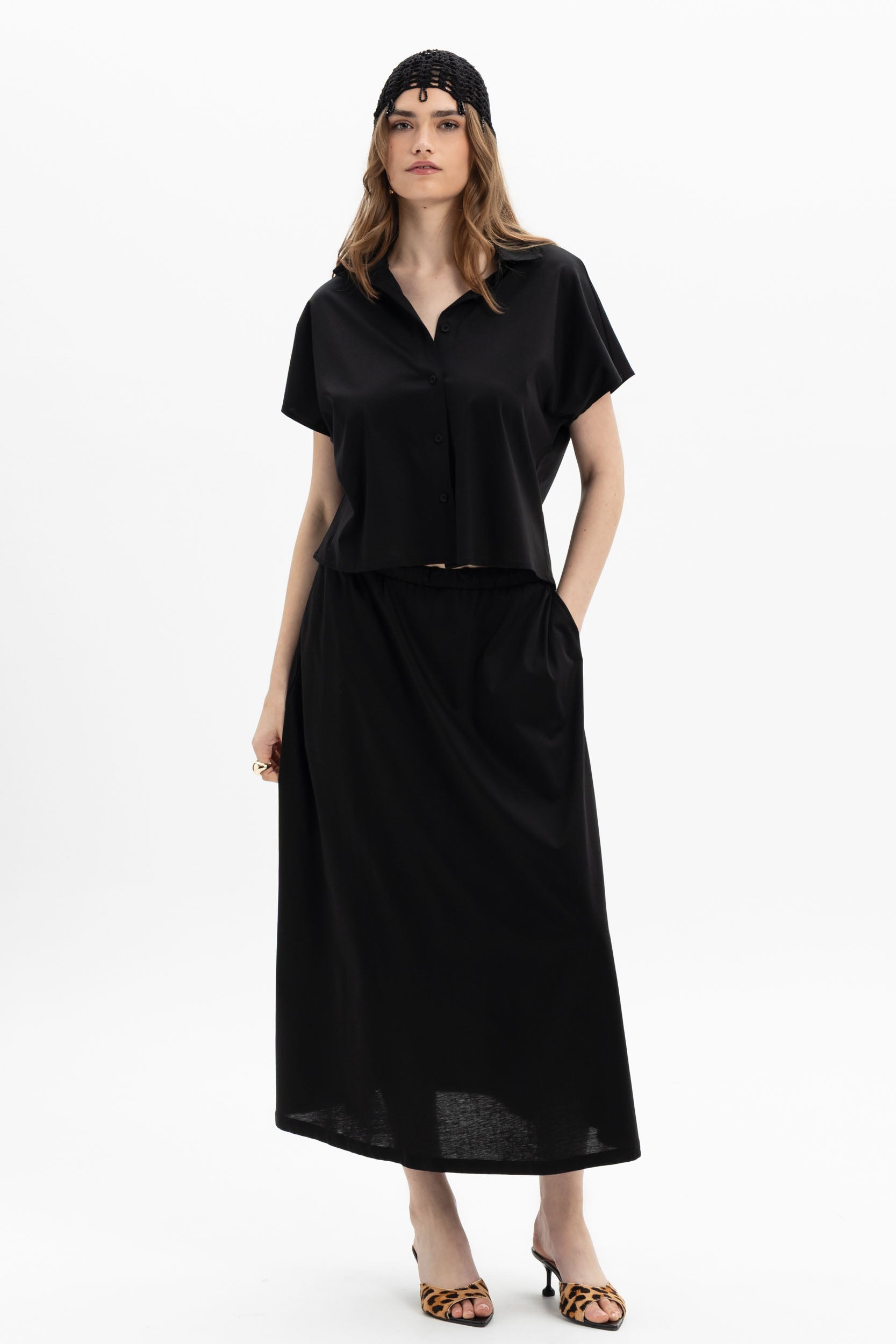 Bias Midi Skirt
