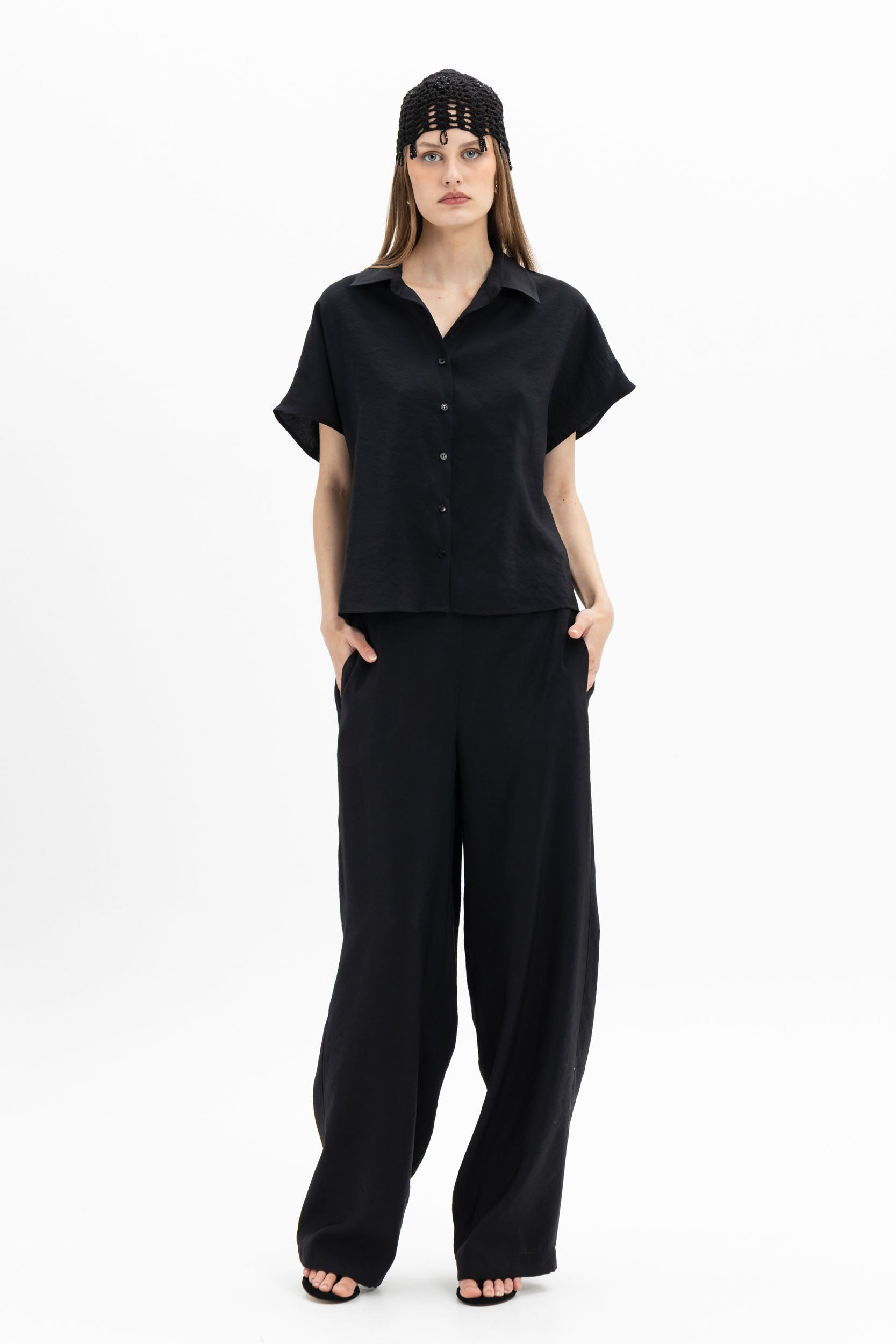Fluid Wide-Leg Pants