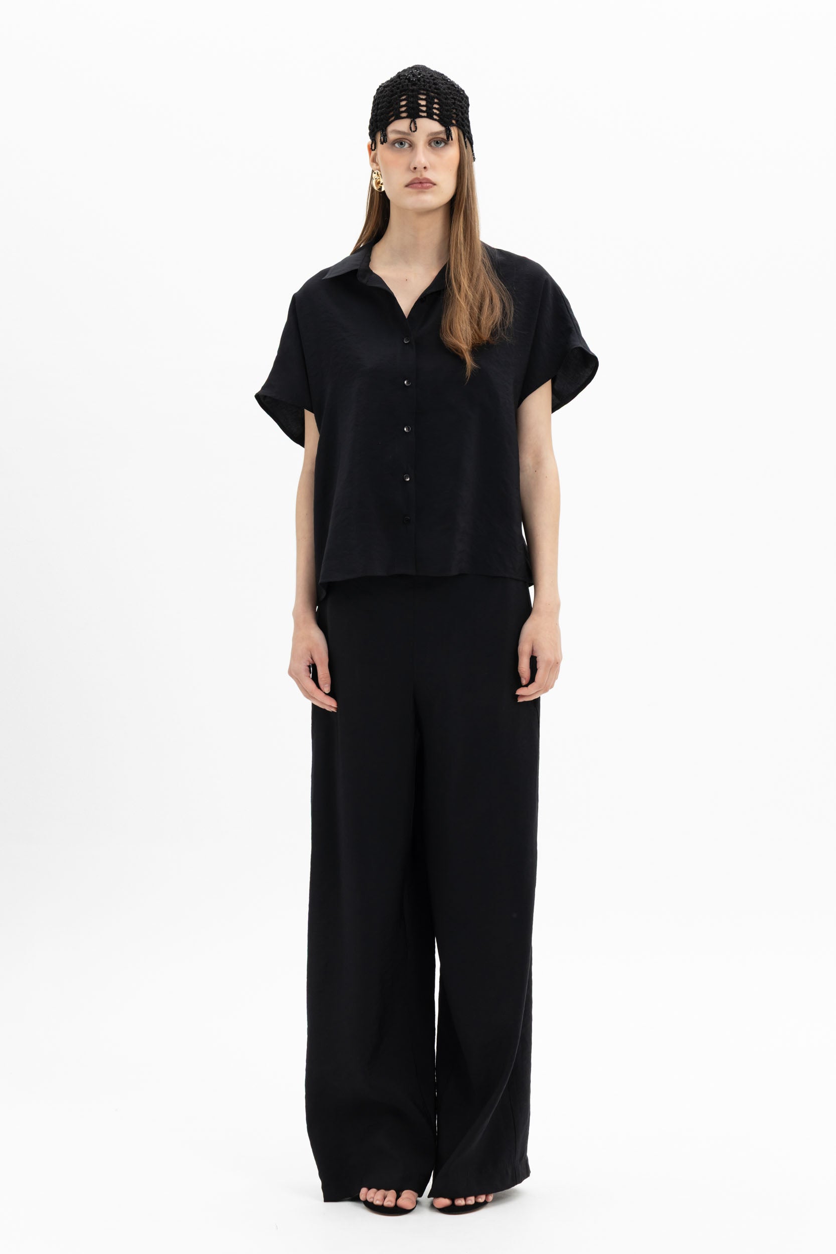 Fluid Wide-Leg Pants
