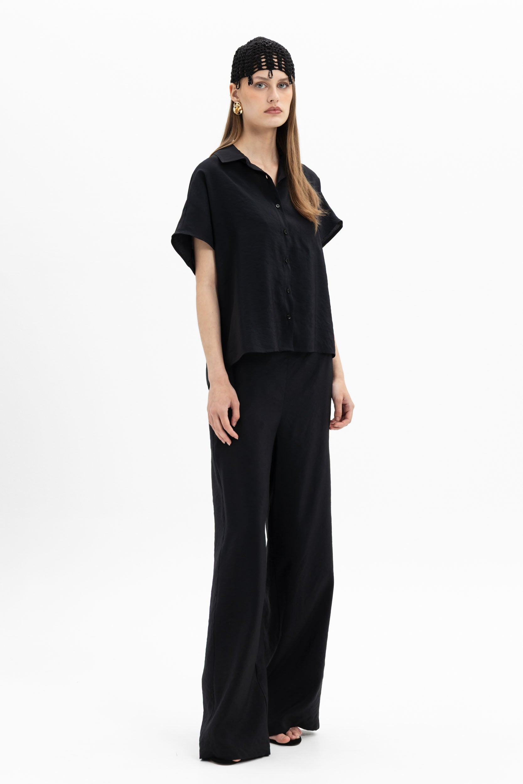 Fluid Wide-Leg Pants