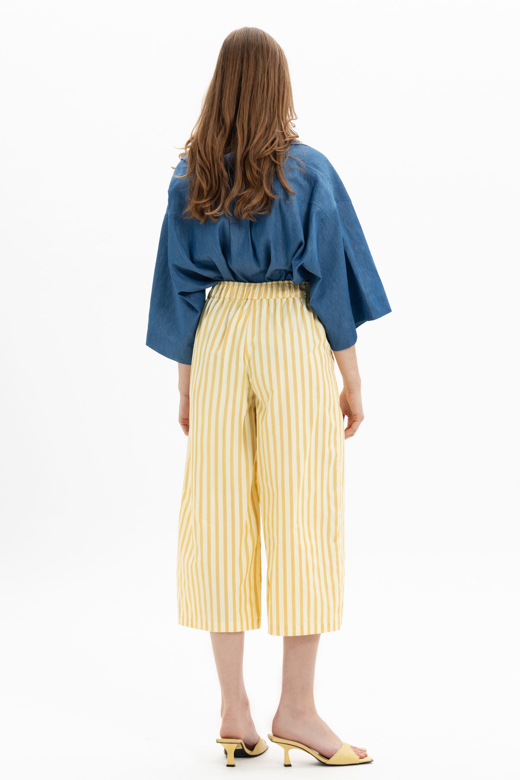 Stripe Culotte Pants