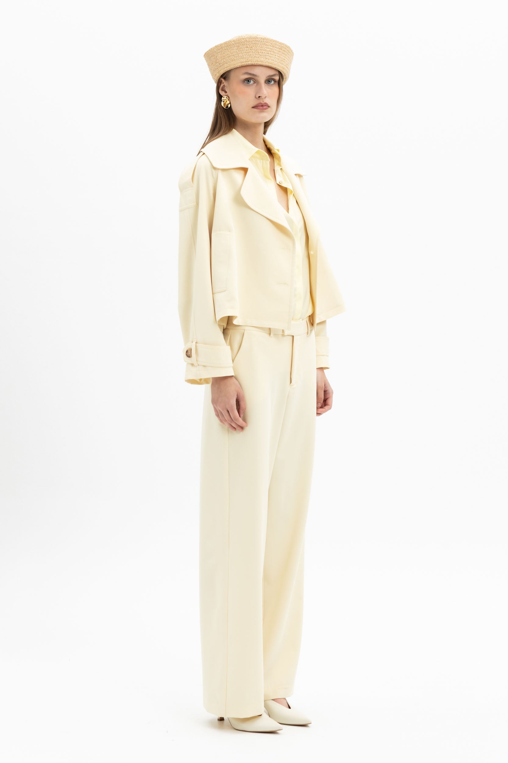 MyT cropped trench jacket — MyT Spring-Summer 2026 collection, view 2