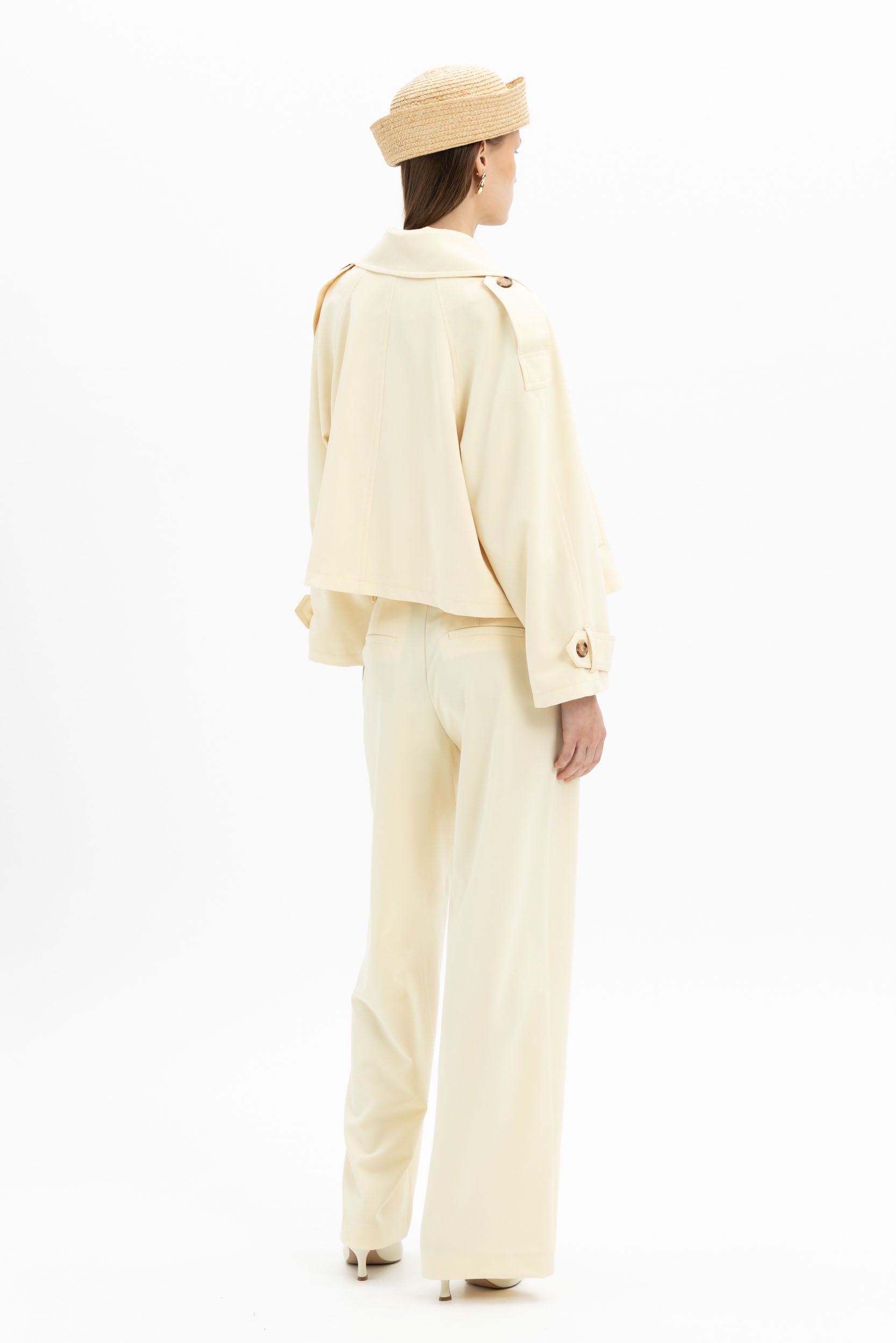 MyT cropped trench jacket — MyT Spring-Summer 2026 collection, view 3