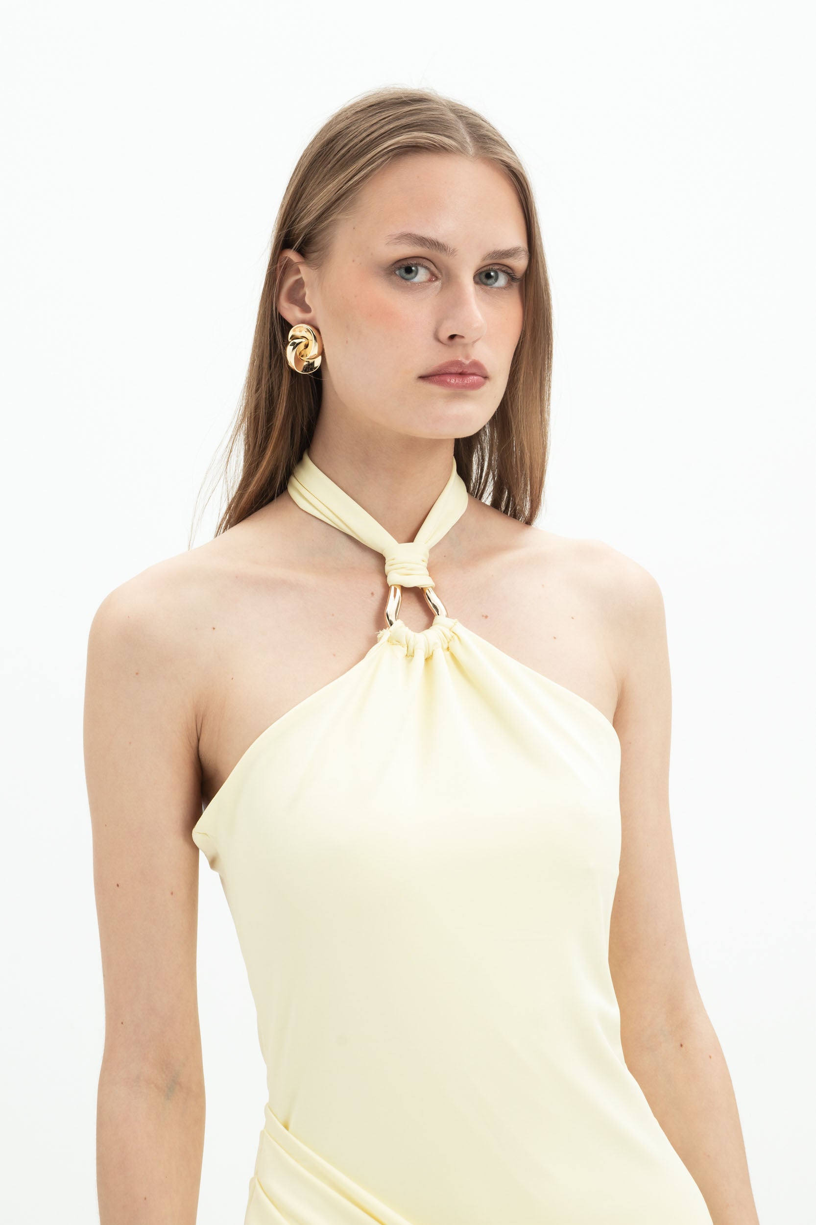 Halter Ruched Mini