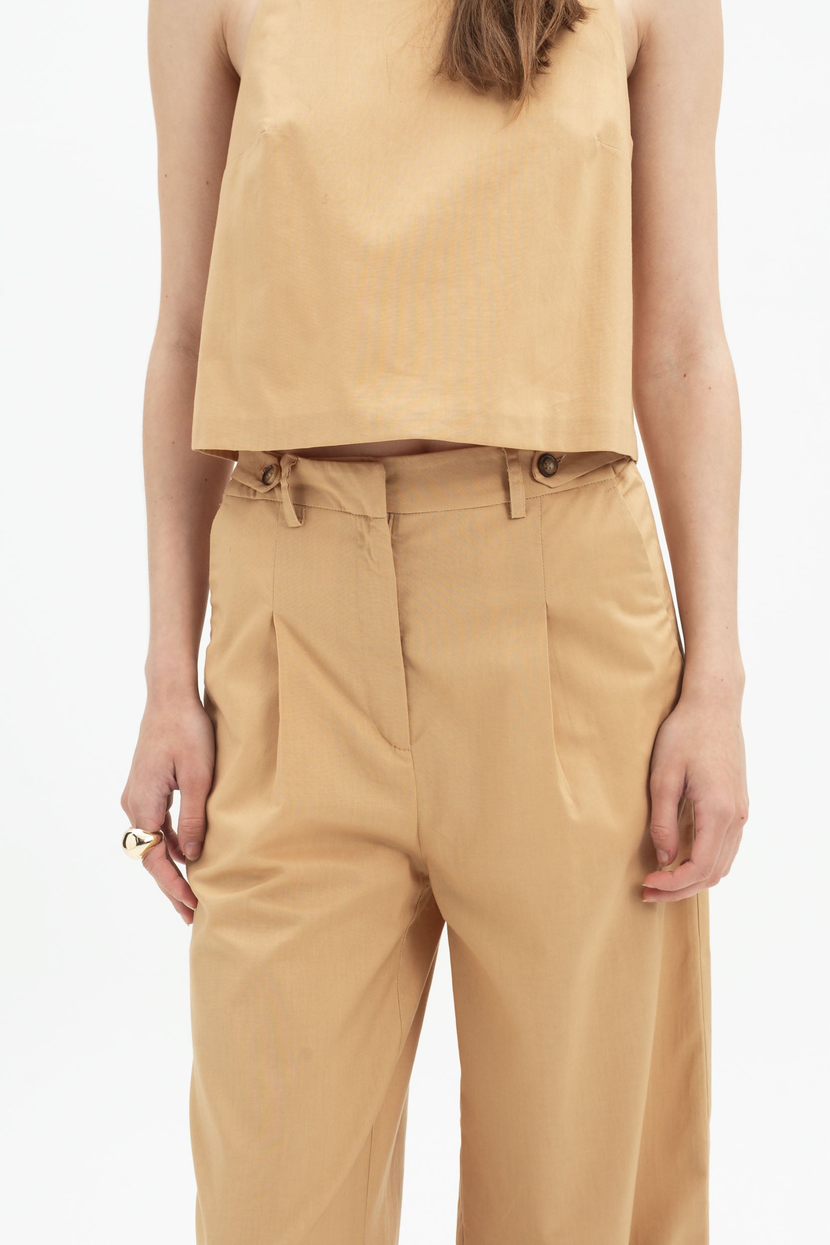 Pleated Wide Pants