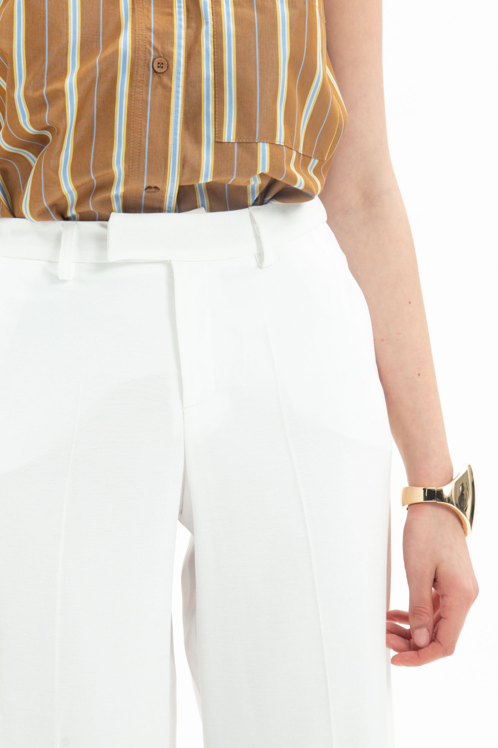 Tailored Wide-Leg Pants