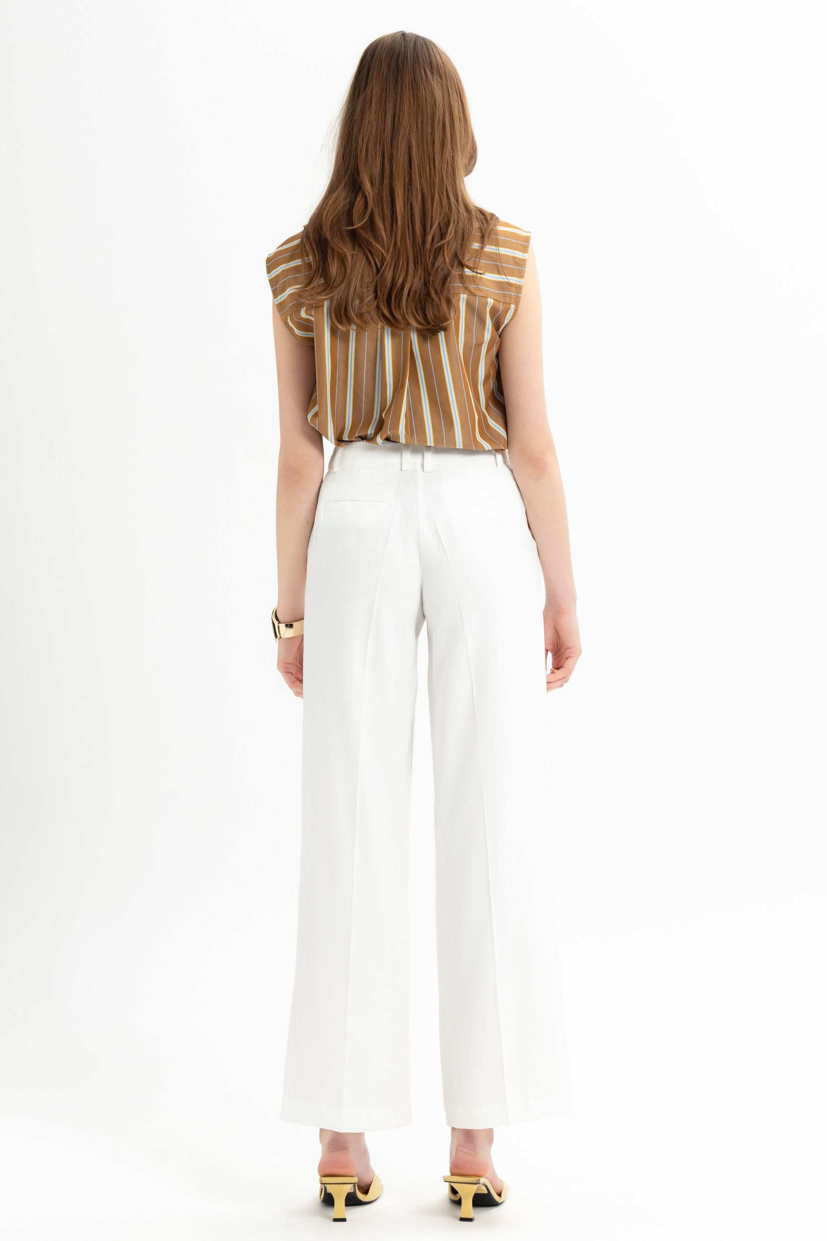 Tailored Wide-Leg Pants
