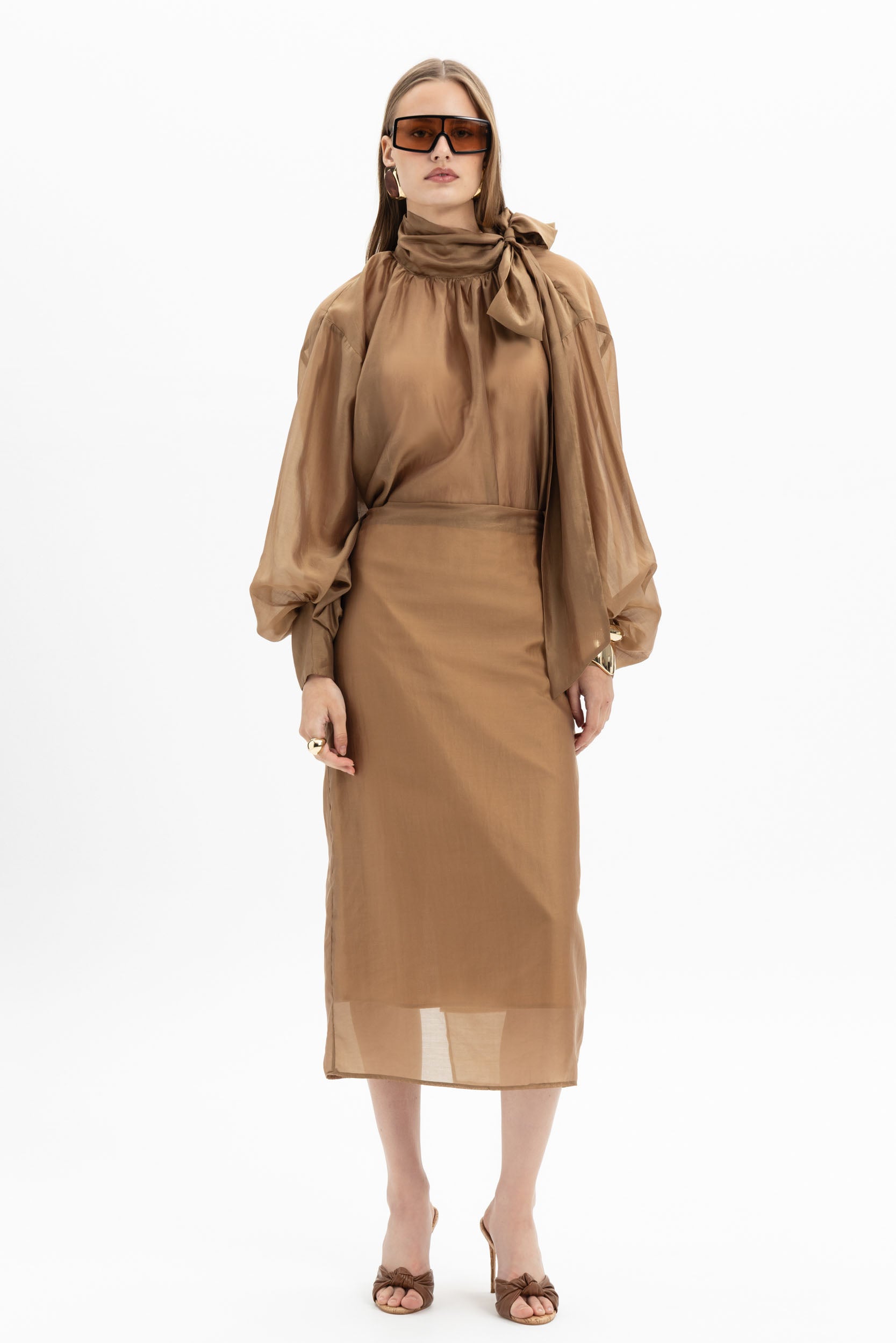 MyT sheer organza blouse — MyT Spring-Summer 2026 collection, view 4
