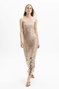 Sequin Strapless Midi