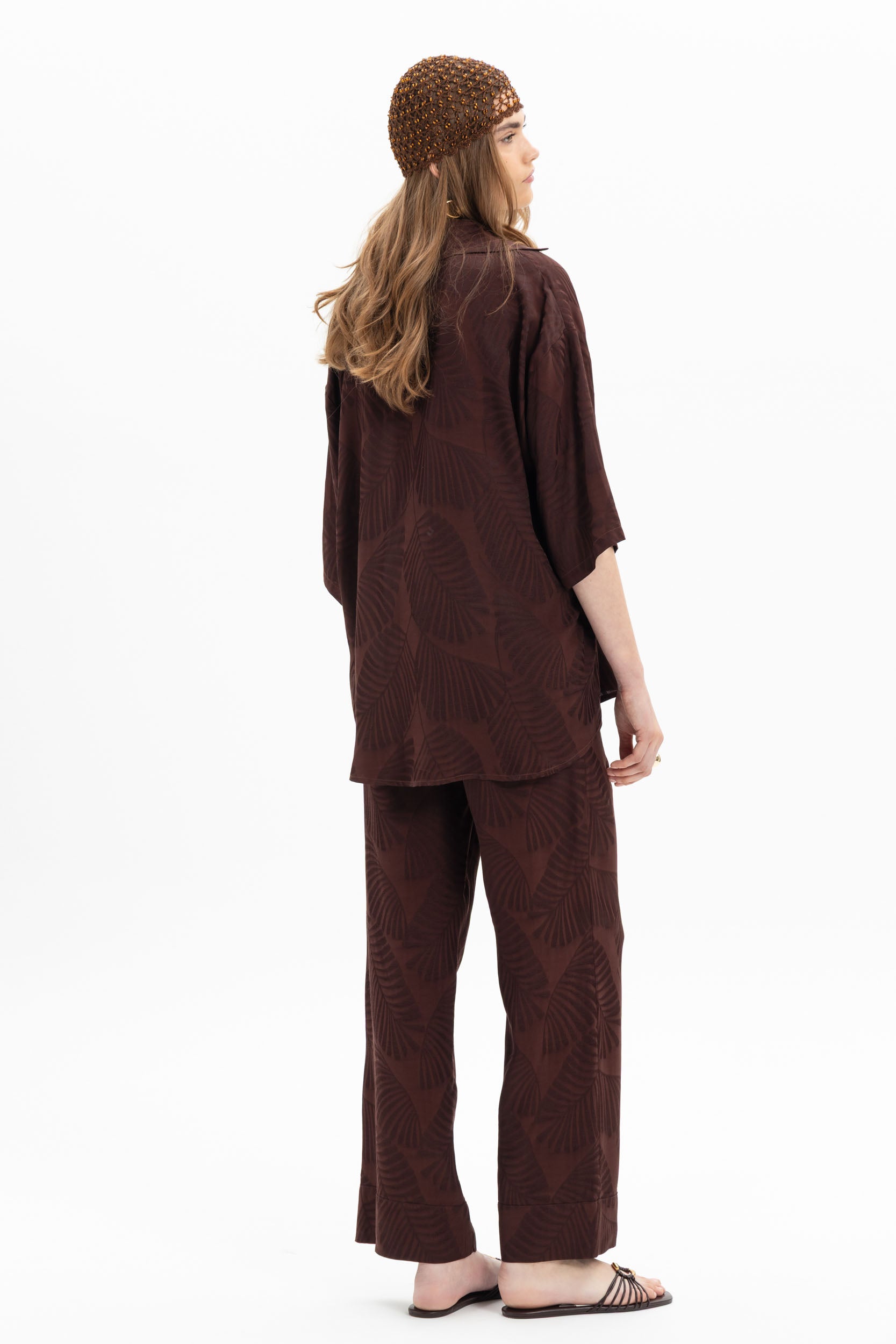 MyT jacquard oversized shirt — MyT Spring-Summer 2026 collection, view 5