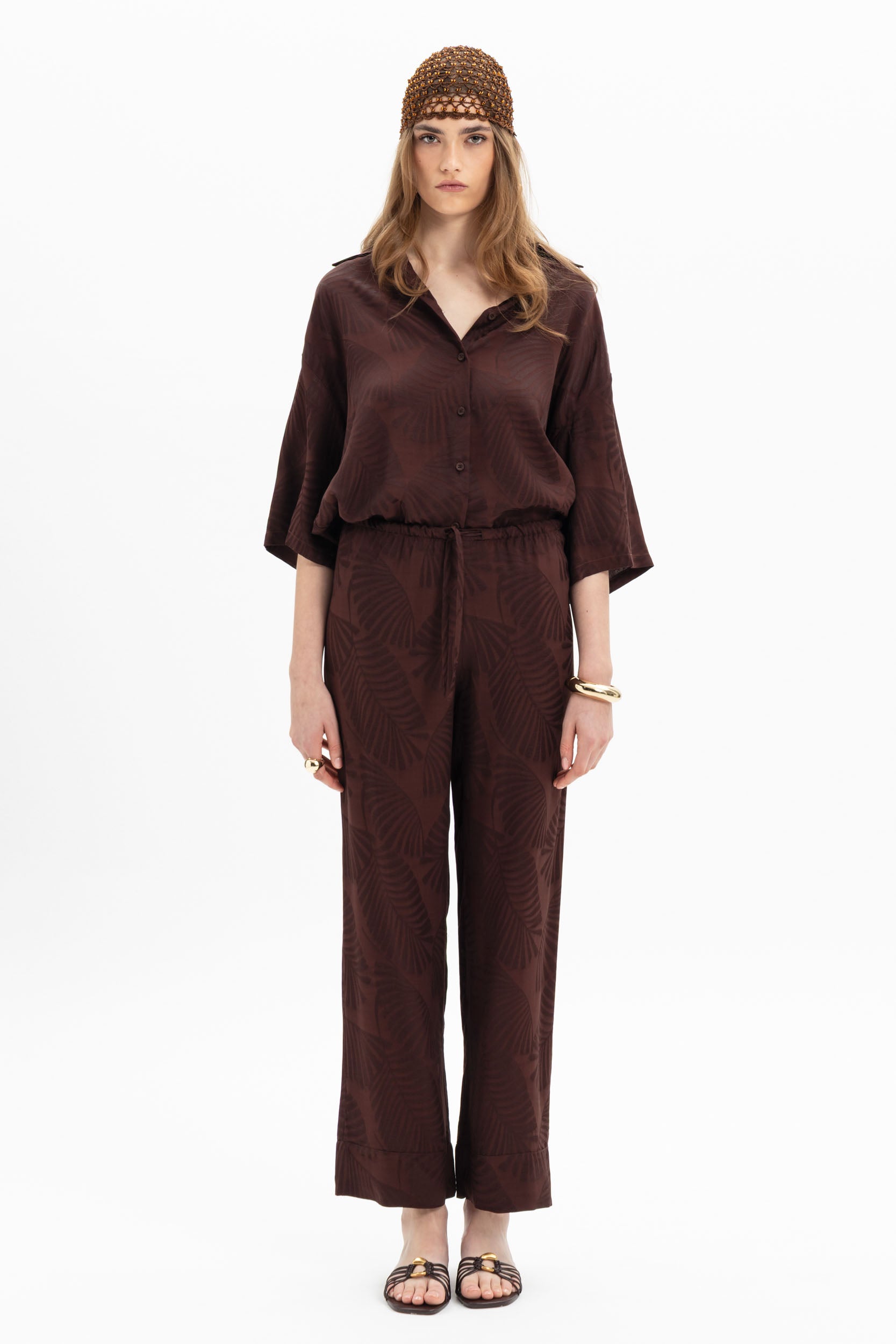MyT jacquard pants — MyT Spring-Summer 2026 collection, view 3