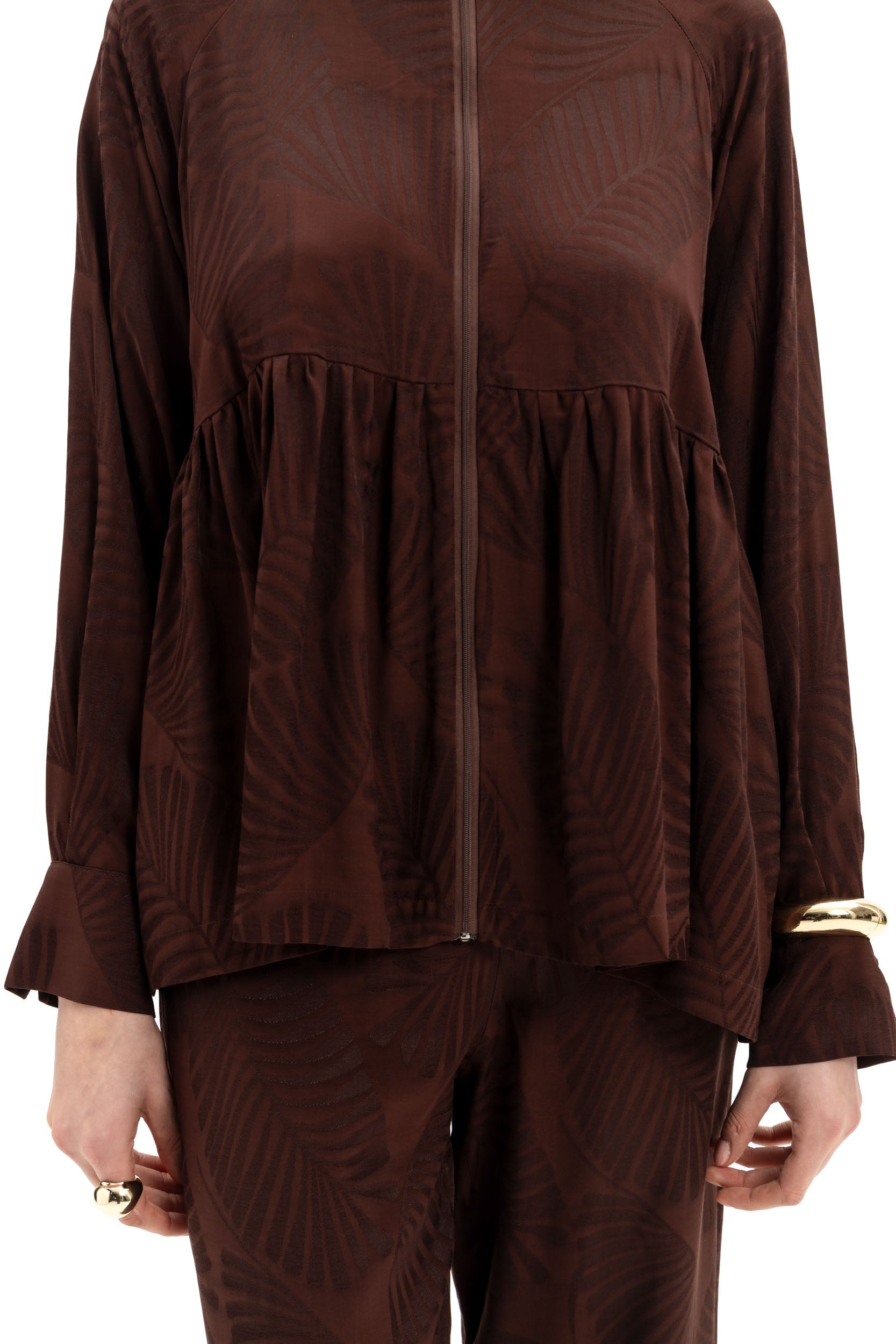 MyT jacquard zip top — MyT Spring-Summer 2026 collection, view 2