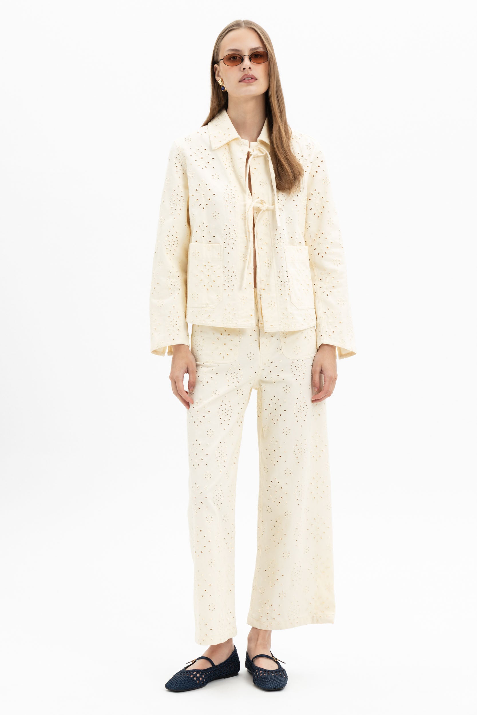 MyT eyelet embroidered jacket — MyT Spring-Summer 2026 collection