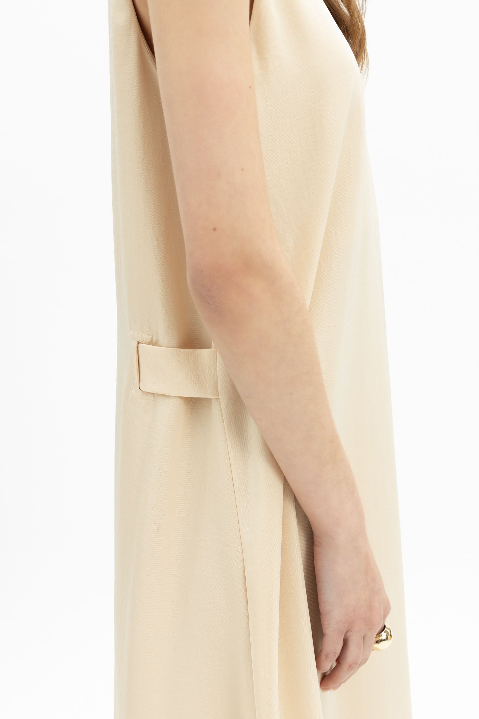 MyT panna; red 1 asymmetric midi dress — MyT Spring-Summer 2026 collection, view 4