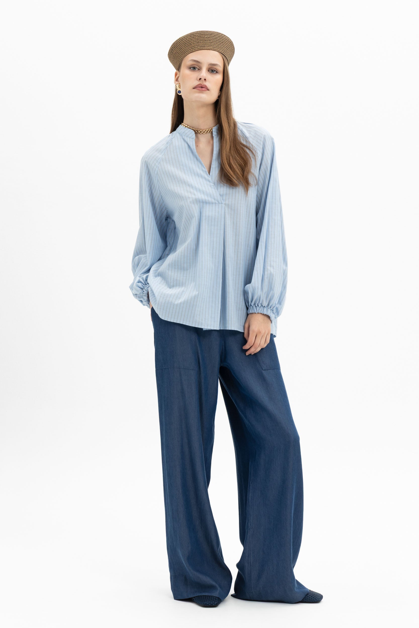 MyT stripe balloon blouse — MyT Spring-Summer 2026 collection, view 5