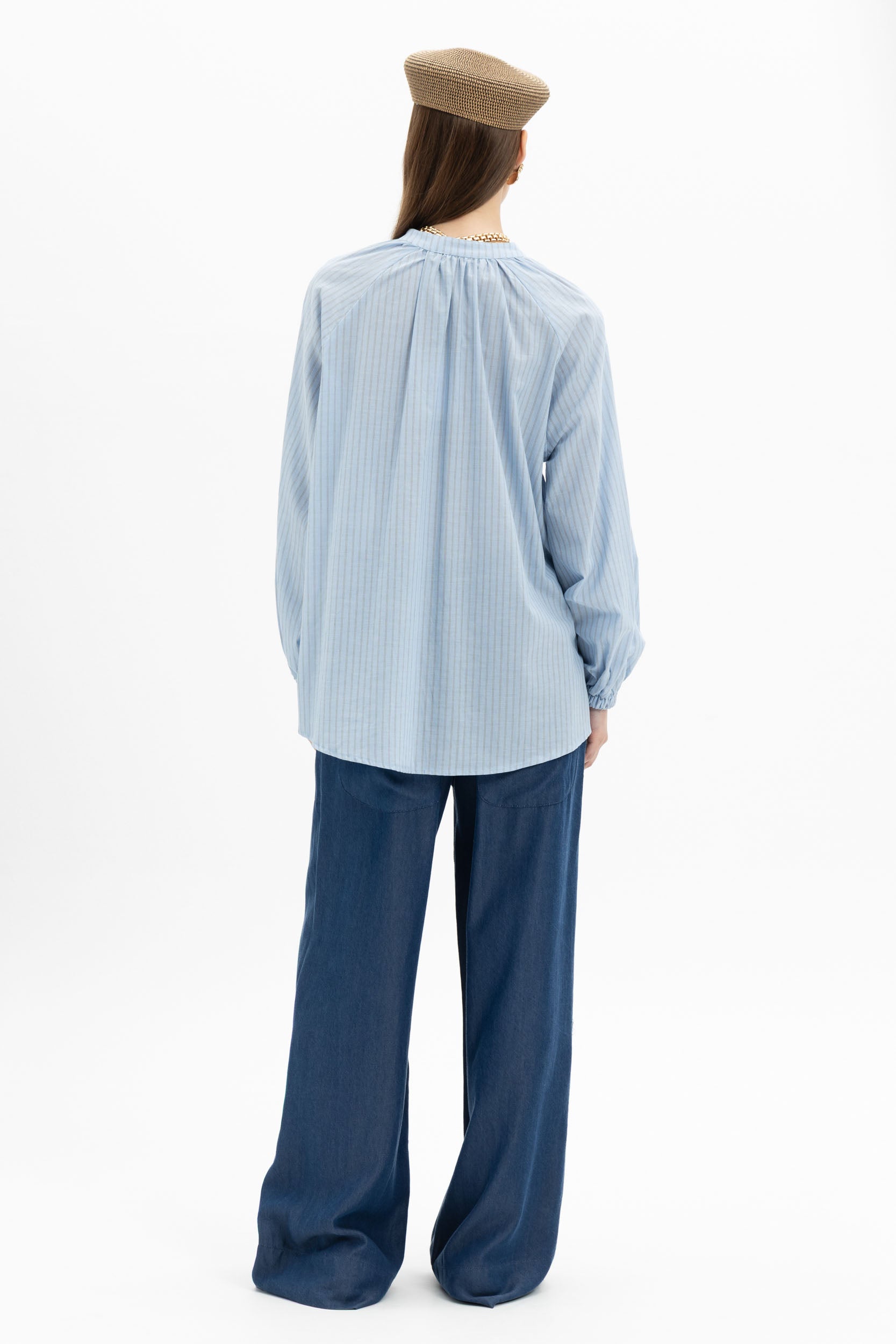MyT stripe balloon blouse — MyT Spring-Summer 2026 collection, view 7