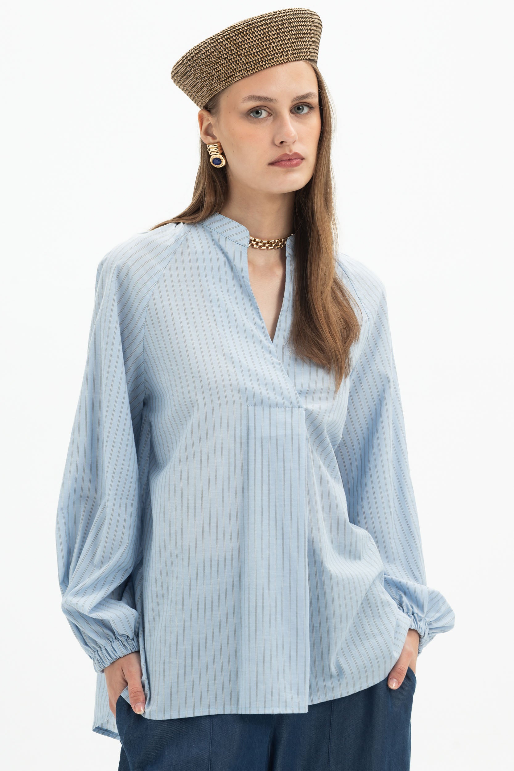 MyT stripe balloon blouse — MyT Spring-Summer 2026 collection