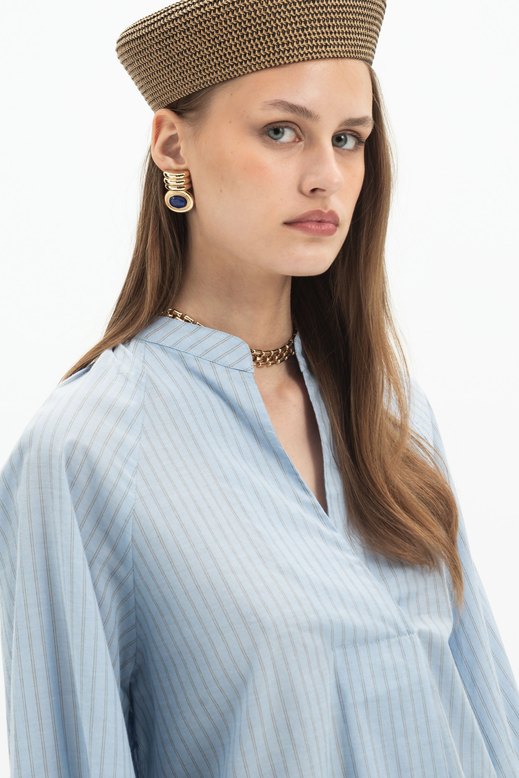 MyT stripe balloon blouse — MyT Spring-Summer 2026 collection, view 3