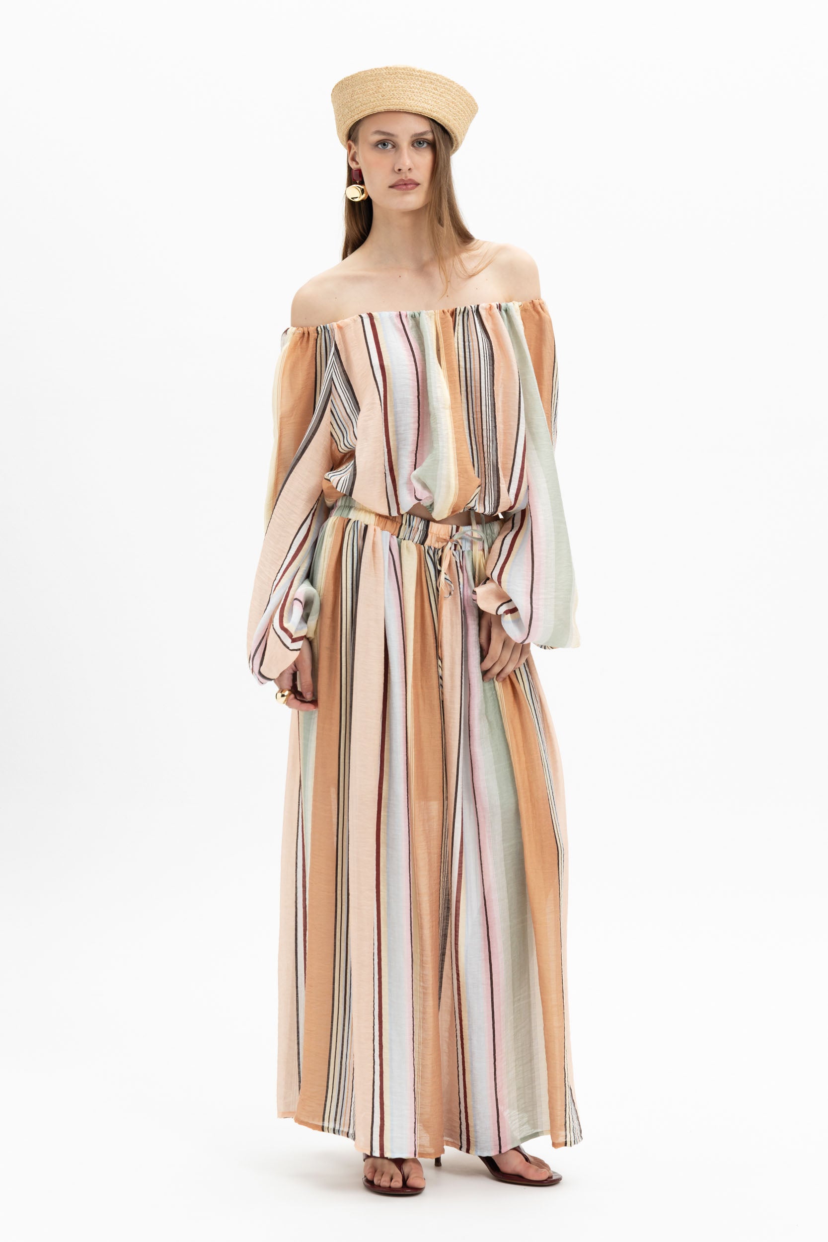 MyT stripe balloon top — MyT Spring-Summer 2026 collection, view 3