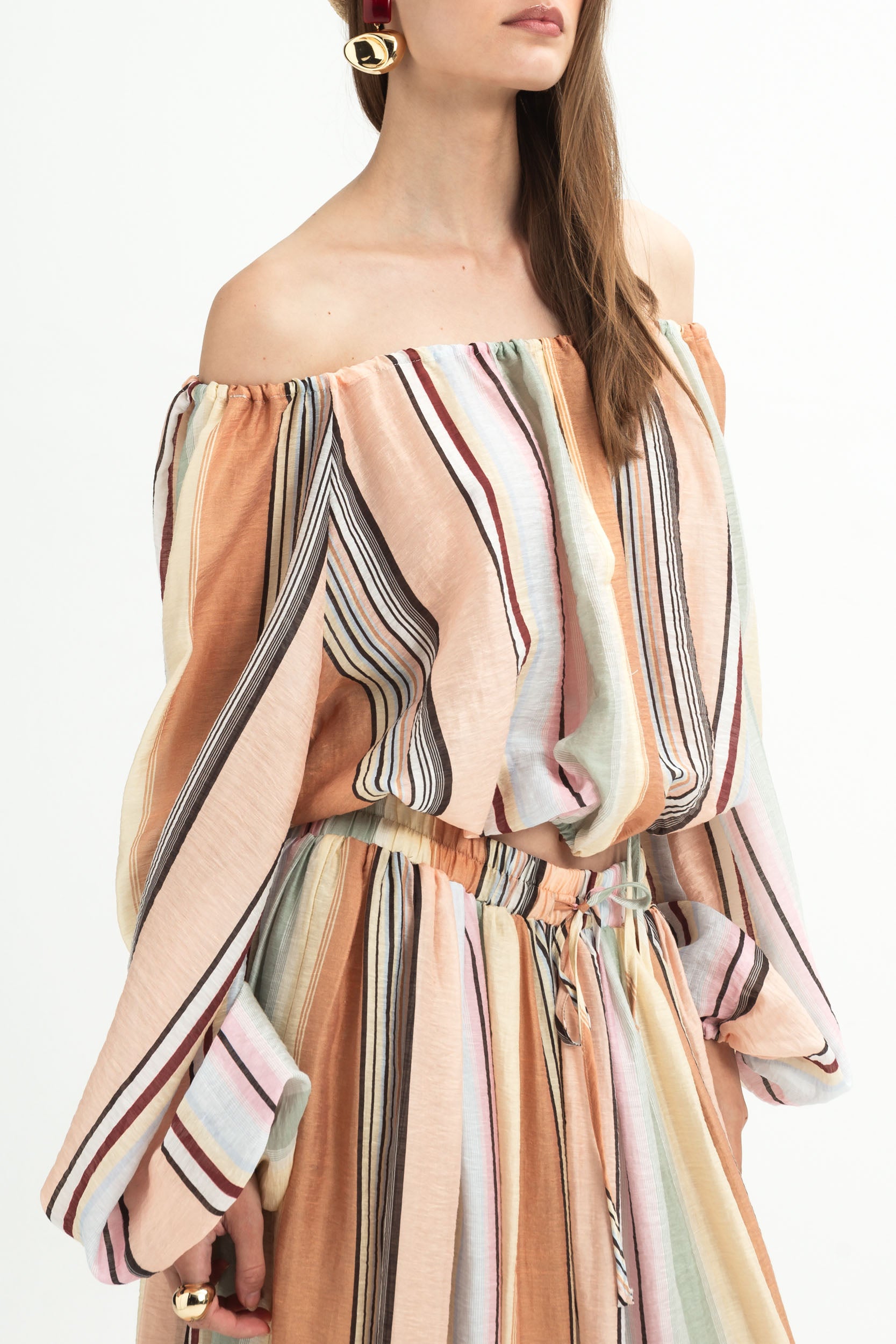 MyT stripe balloon top — MyT Spring-Summer 2026 collection, view 2