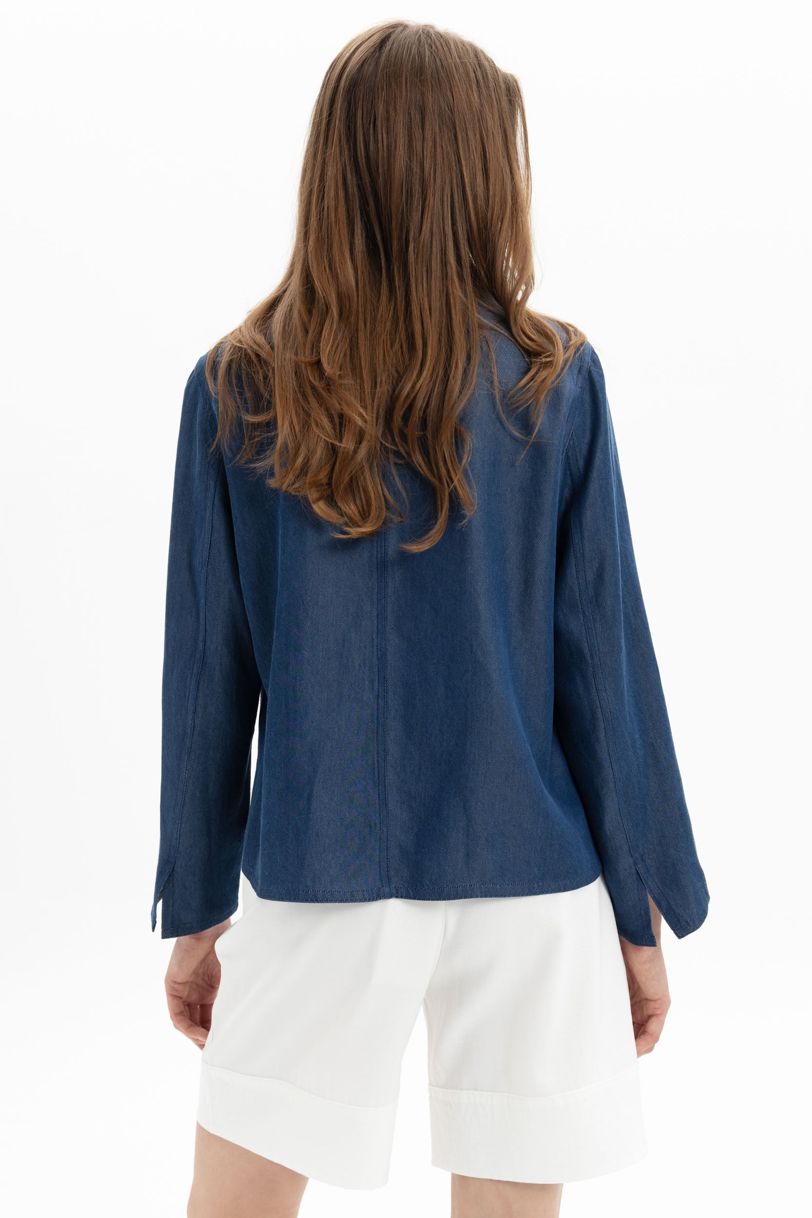 MyT denim lace up jacket — MyT Spring-Summer 2026 collection, view 3