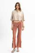 Print Flared Pants