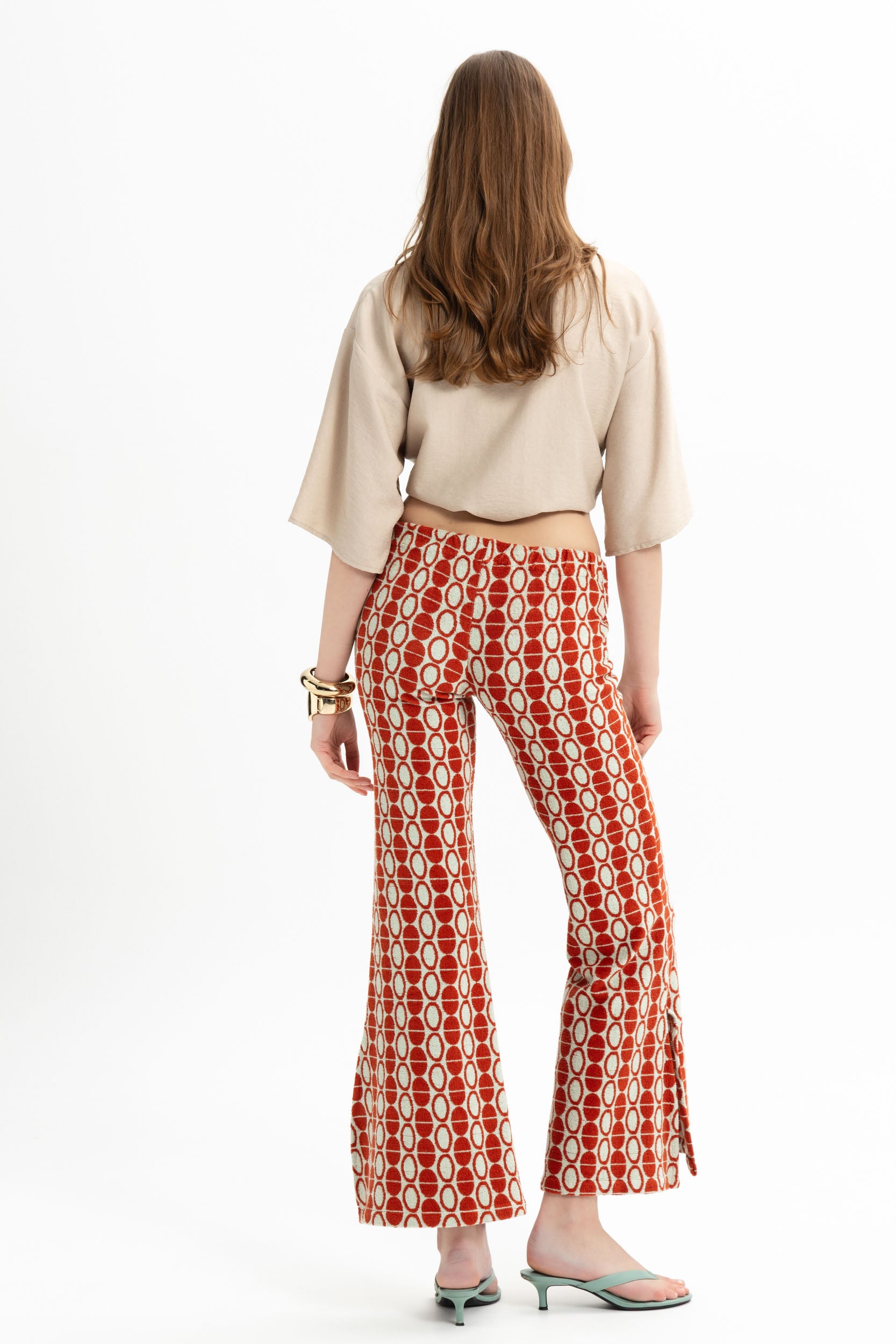 Print Flared Pants