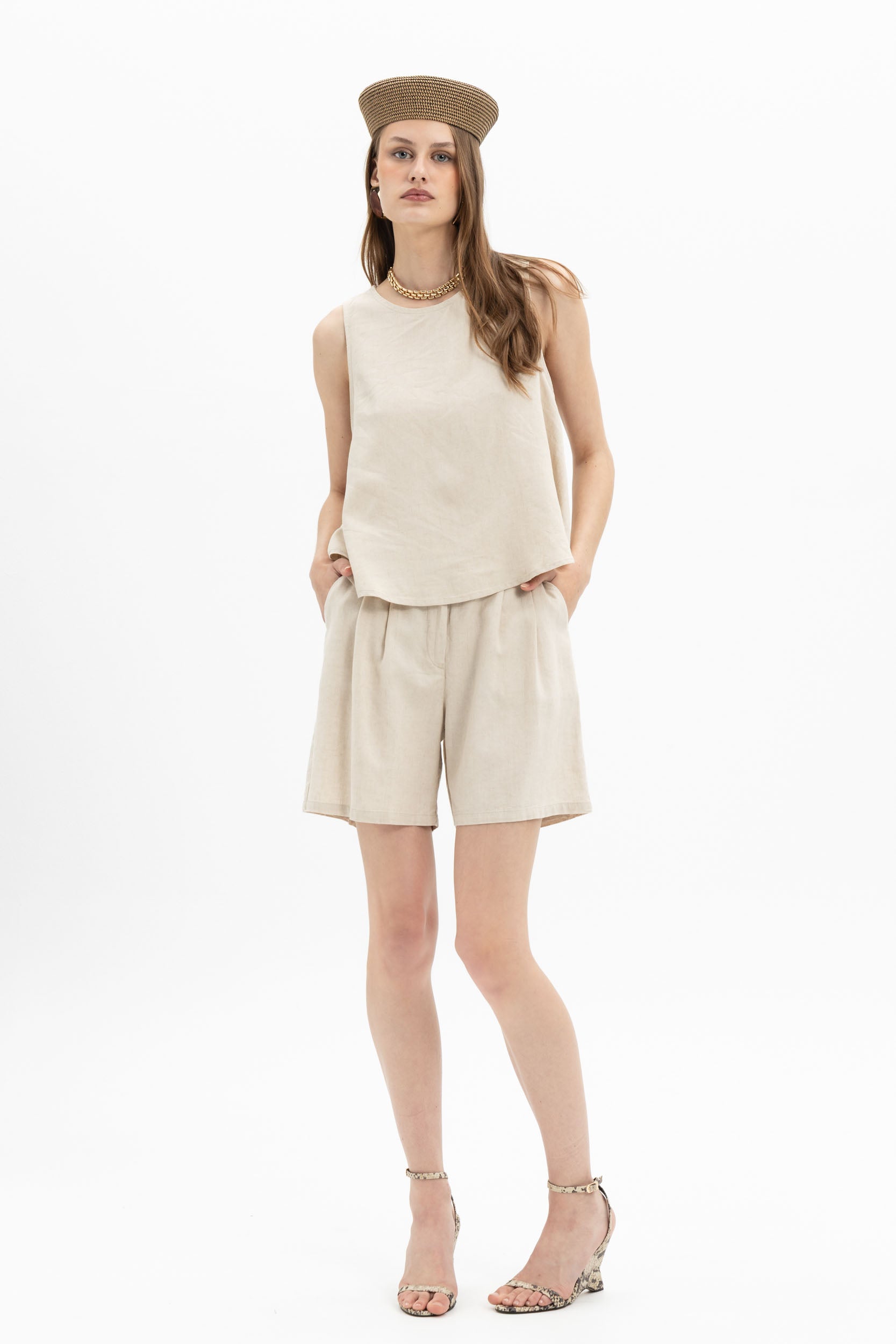 Linen Tank Top