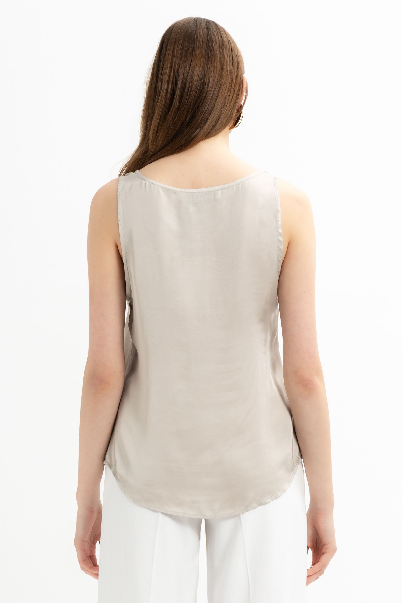 Satin Tank Top