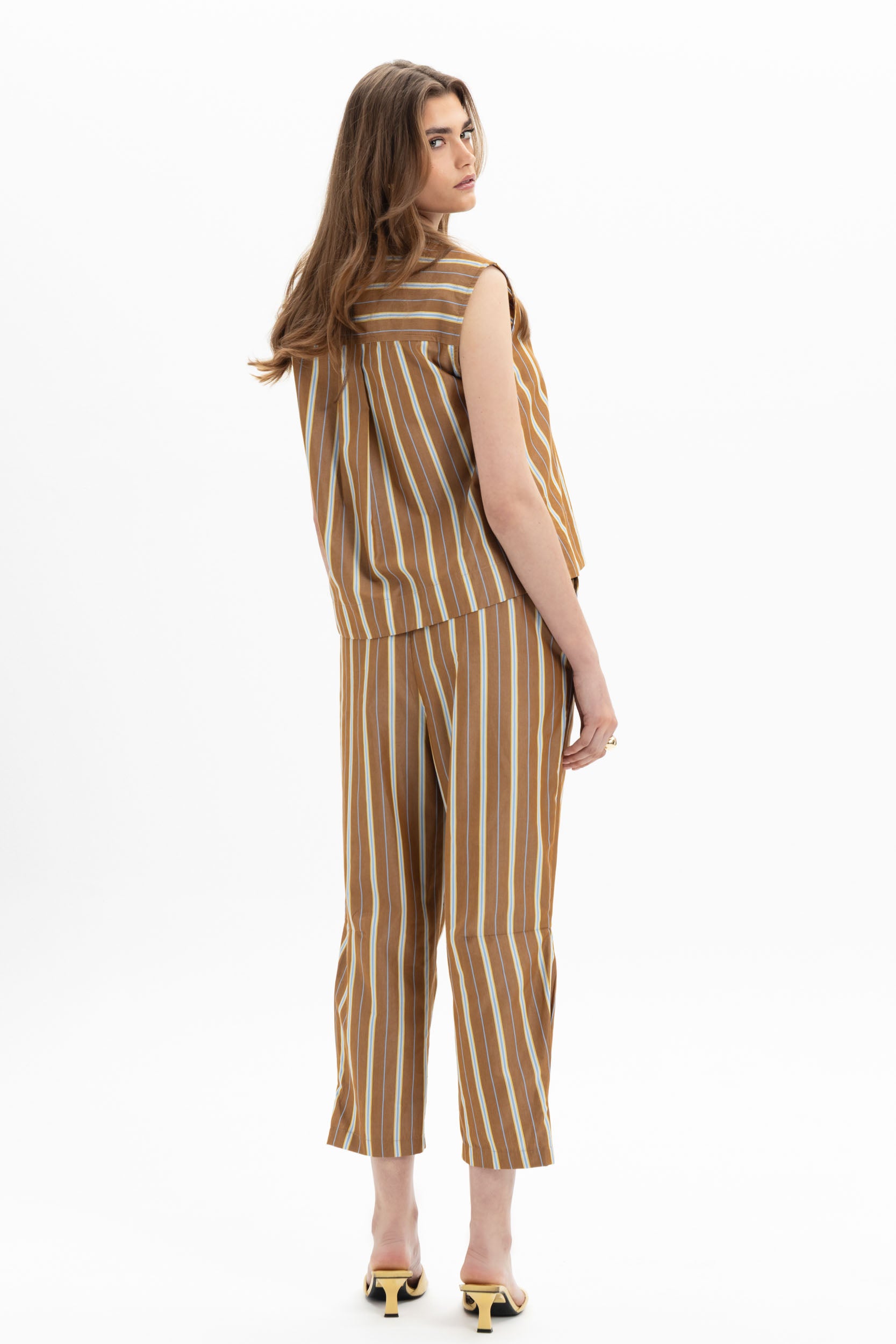 Stripe Straight Pants