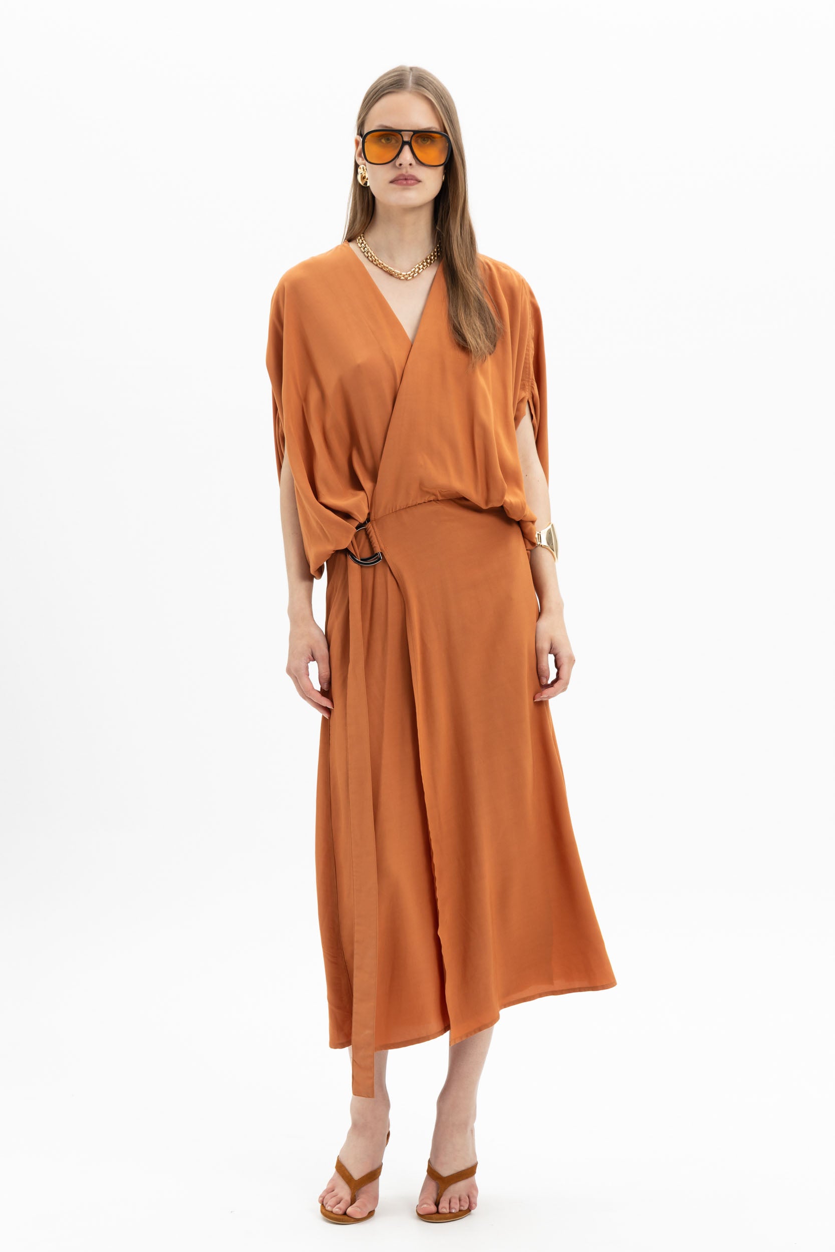 Wrap Kimono Midi