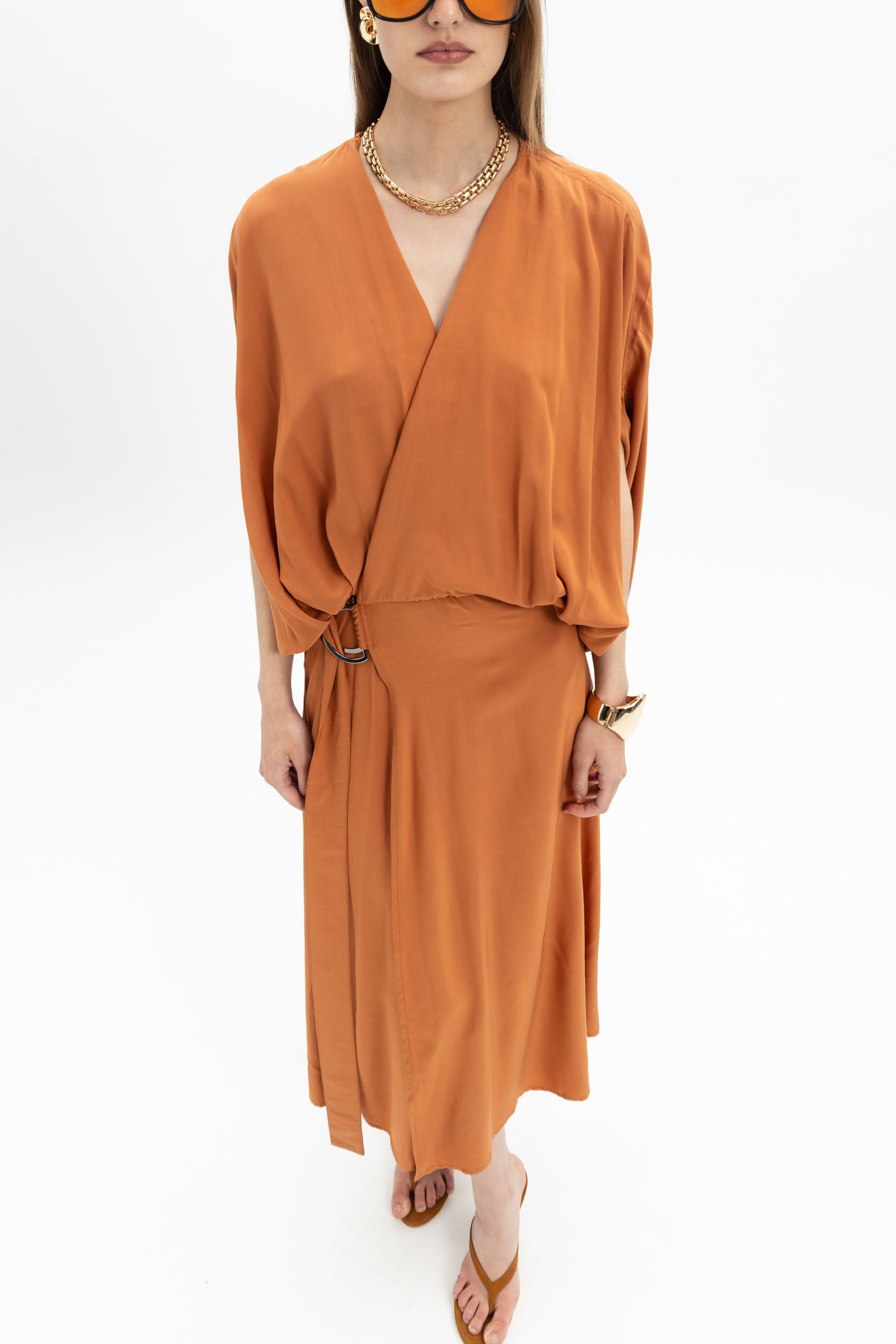 Wrap Kimono Midi