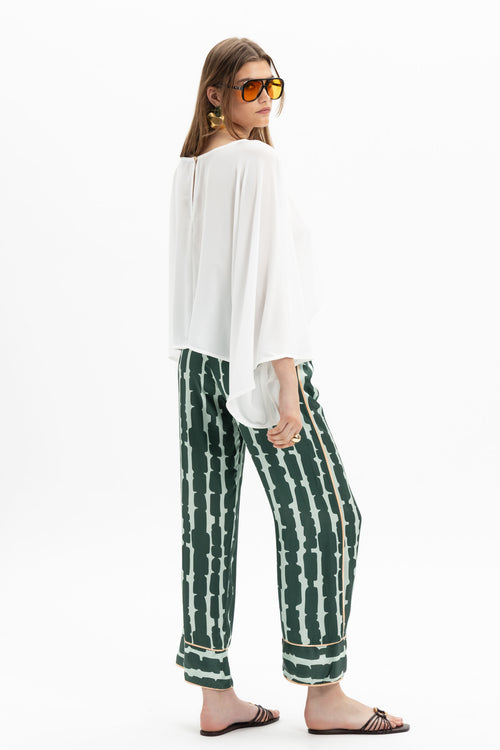 MyT white; black batwing blouse — MyT Spring-Summer 2026 collection, view 2