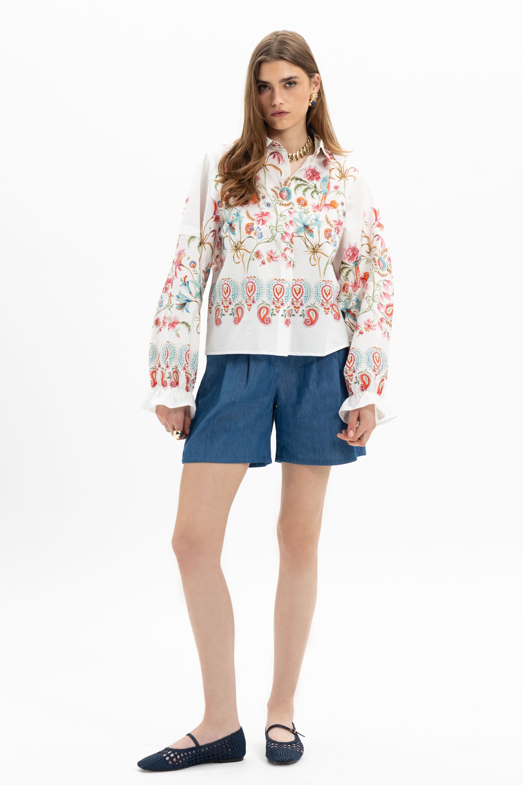 MyT floral embroidered blouse — MyT Spring-Summer 2026 collection, view 3