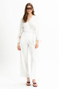 MyT white; black kimono wrap — MyT Spring-Summer 2026 collection