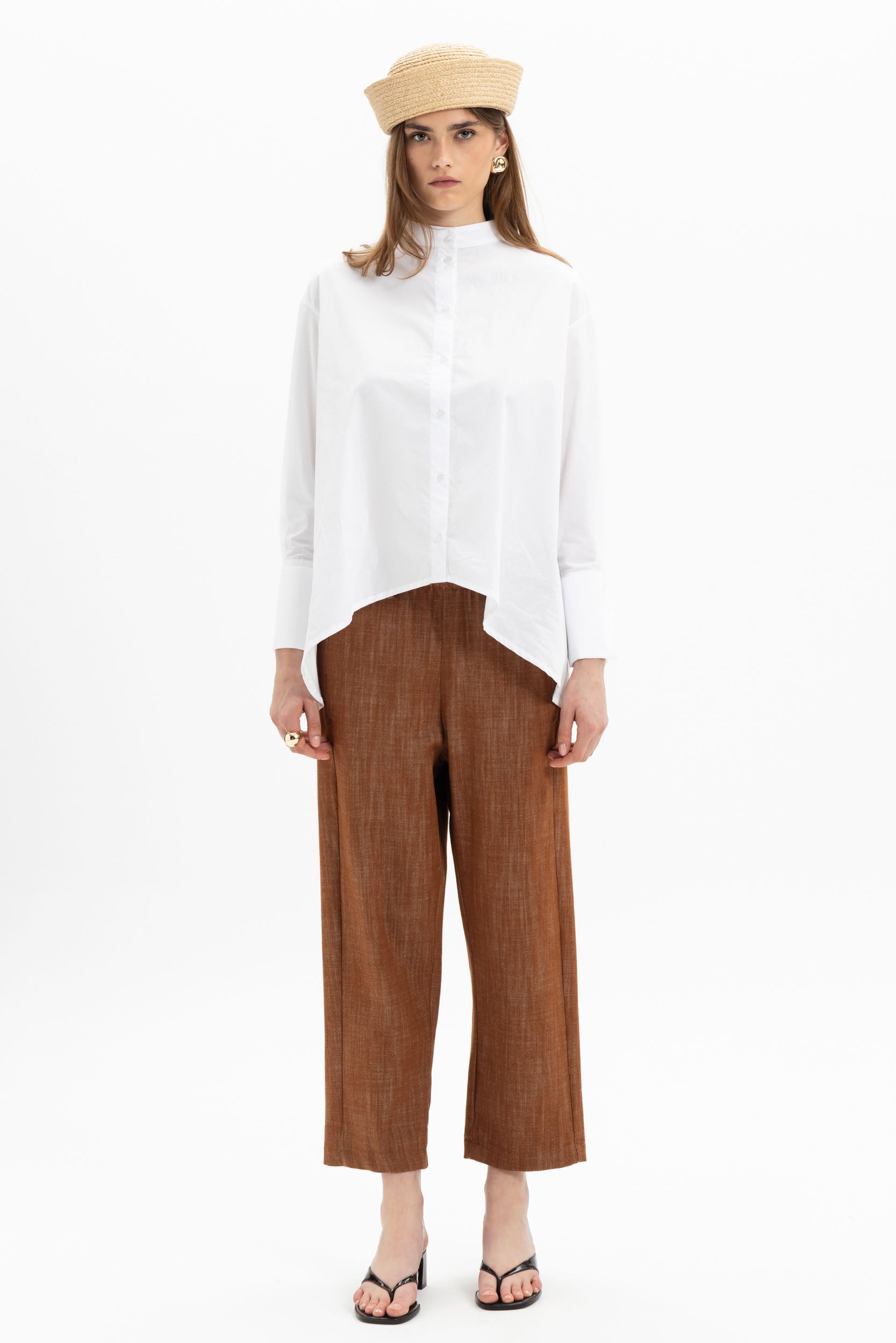 Mandarin Collar Shirt