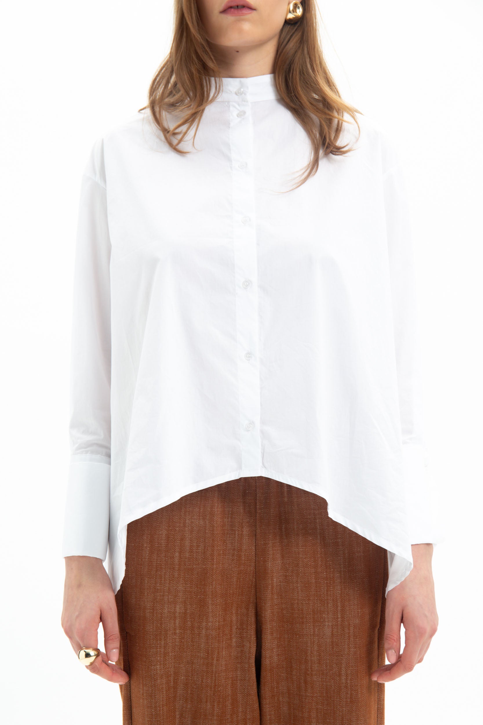 Mandarin Collar Shirt
