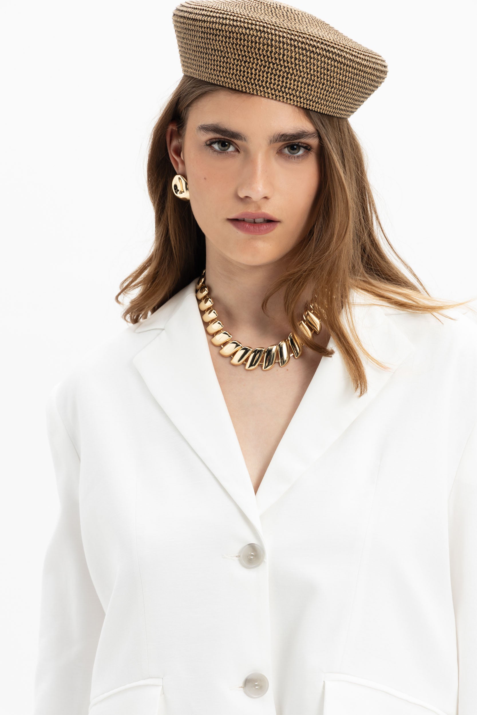 MyT white; beige 1 oversized blazer — MyT Spring-Summer 2026 collection, view 2