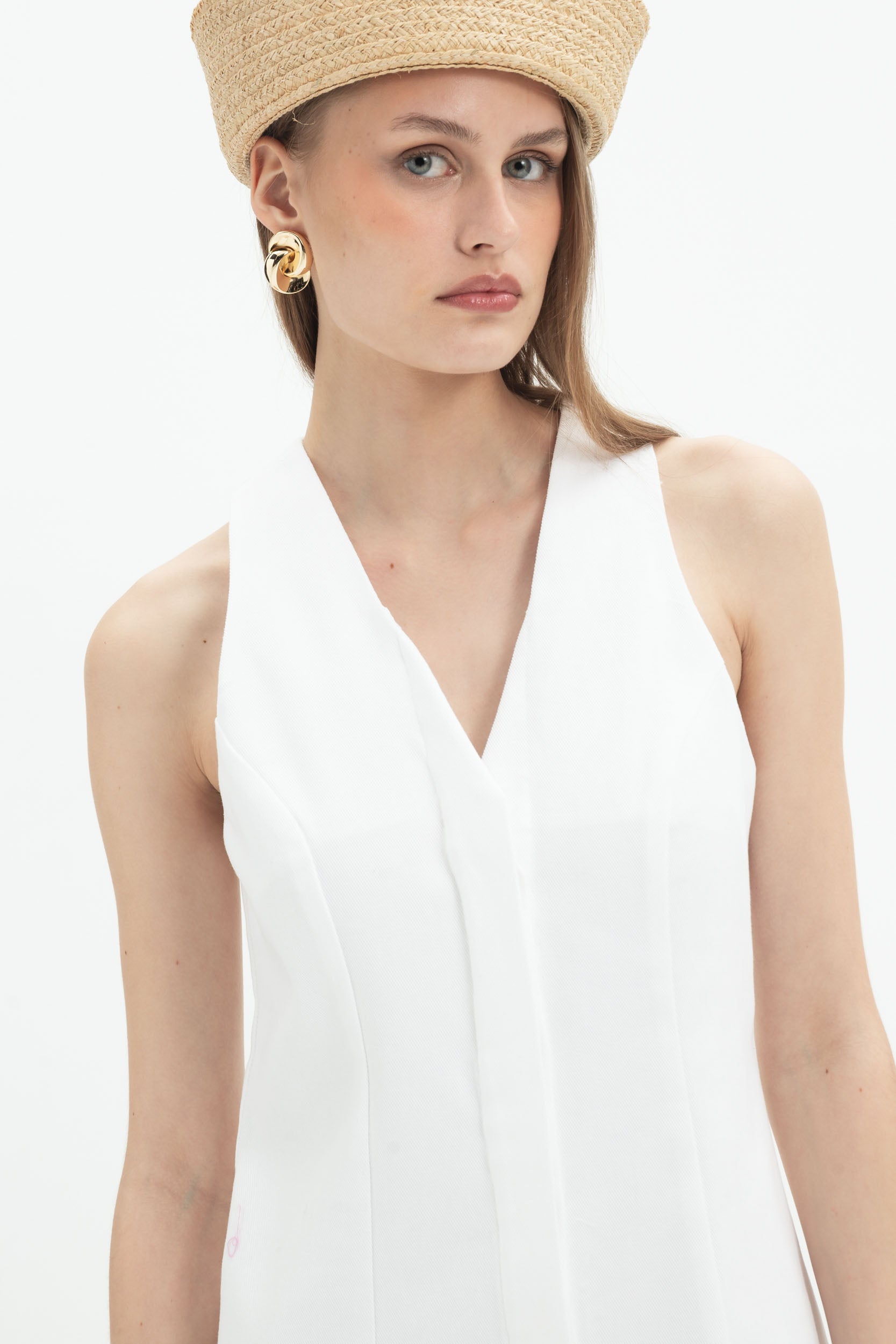 Vneck Mini Dress